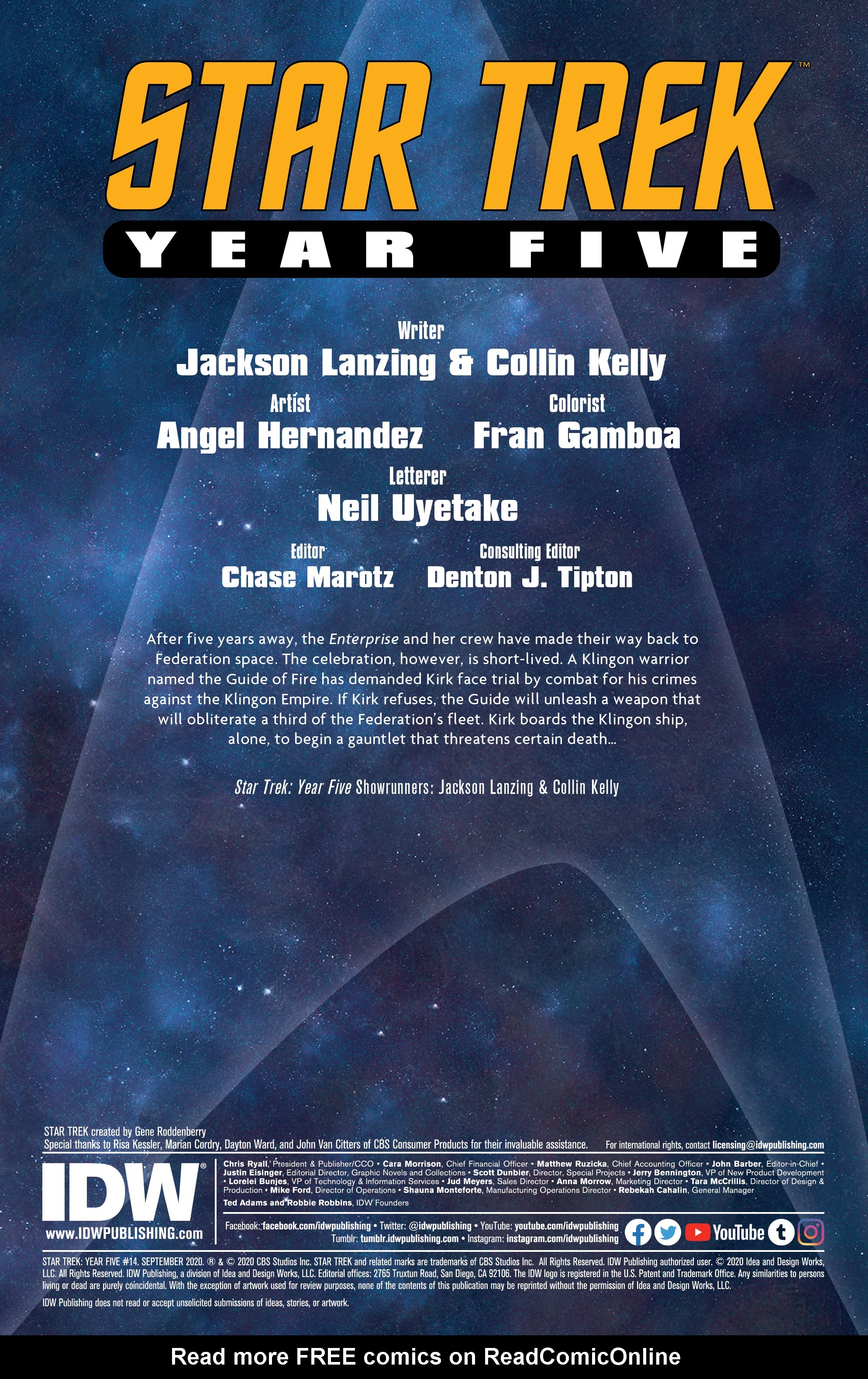 Read online Star Trek: Year Five comic -  Issue #14 - 2