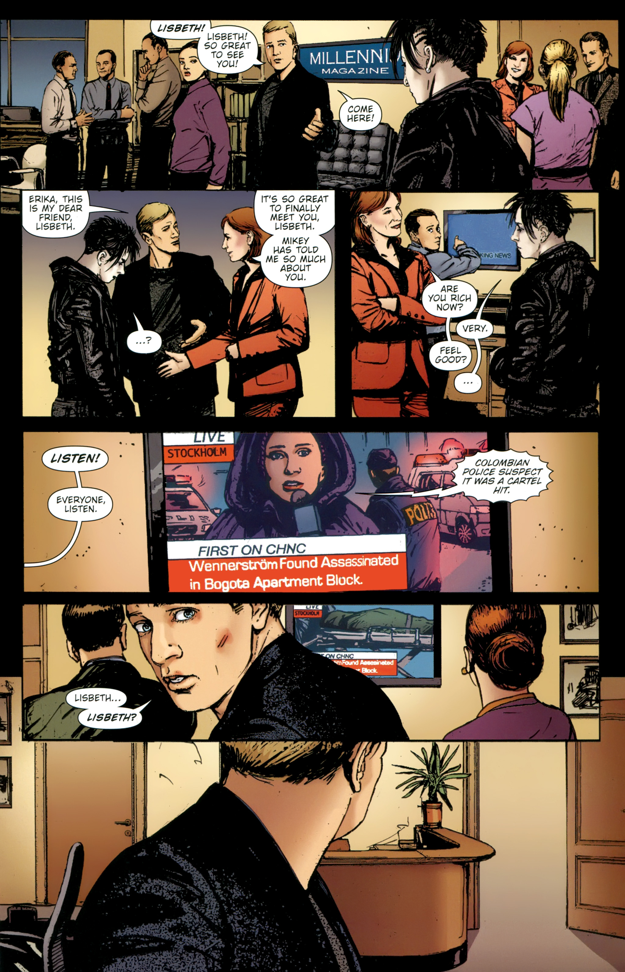 Read online The Girl With the Dragon Tattoo comic -  Issue # TPB 2 - 155