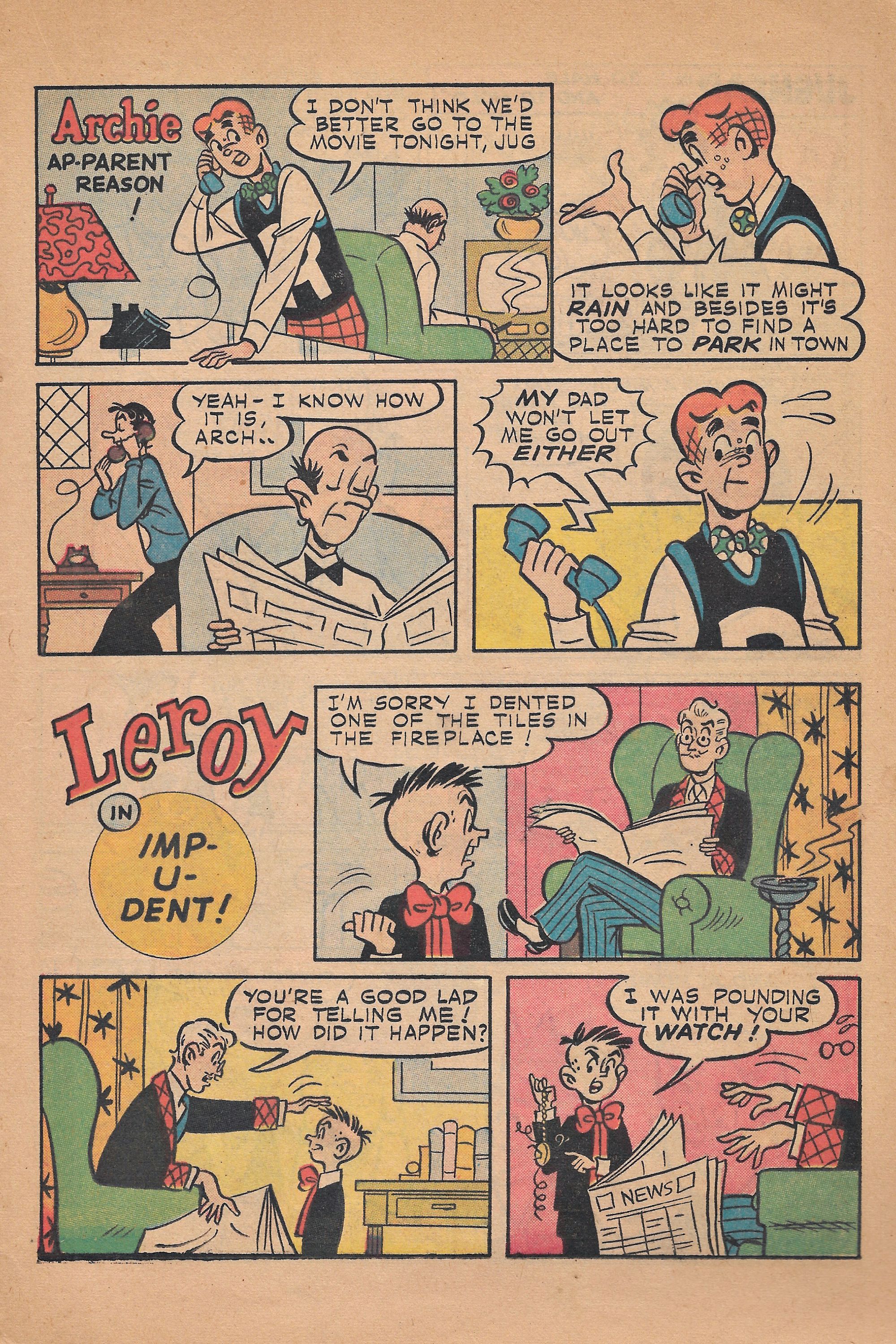 Read online Archie's Joke Book Magazine comic -  Issue #31 - 21