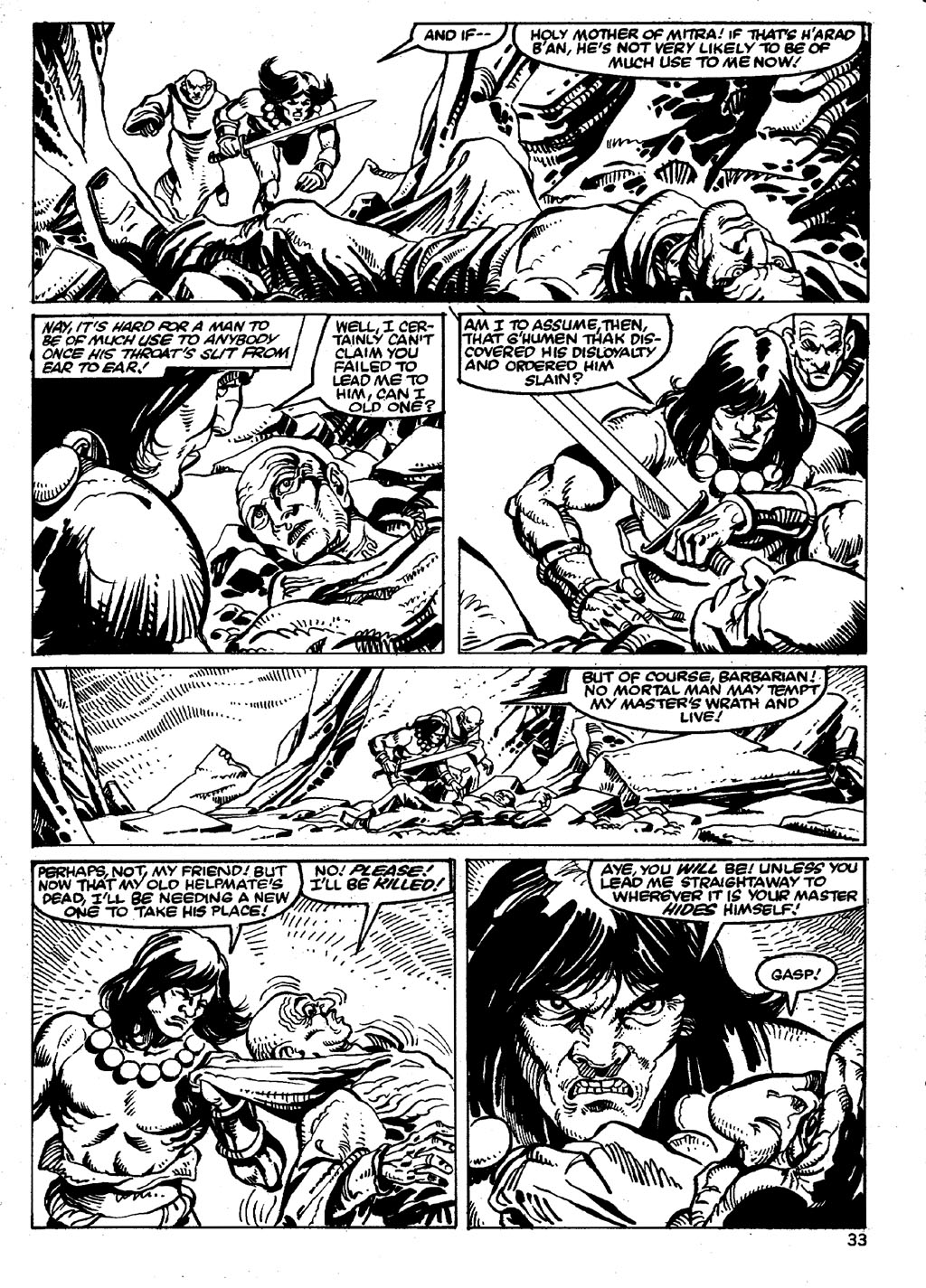 Read online The Savage Sword Of Conan comic -  Issue #86 - 33