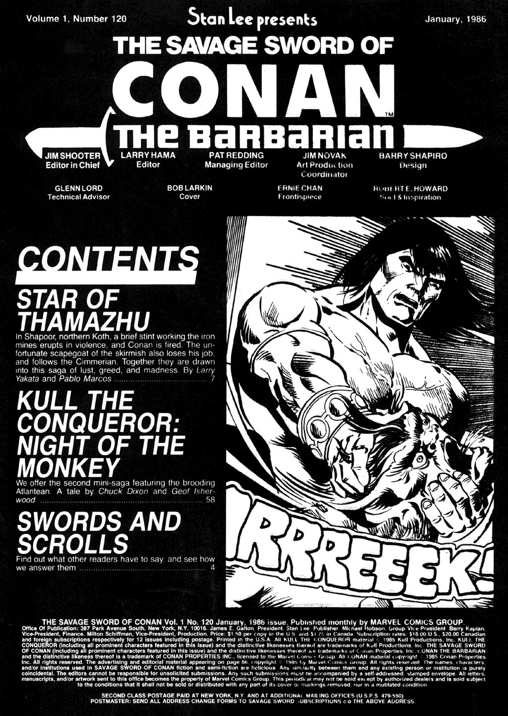 Read online The Savage Sword Of Conan comic -  Issue #120 - 4