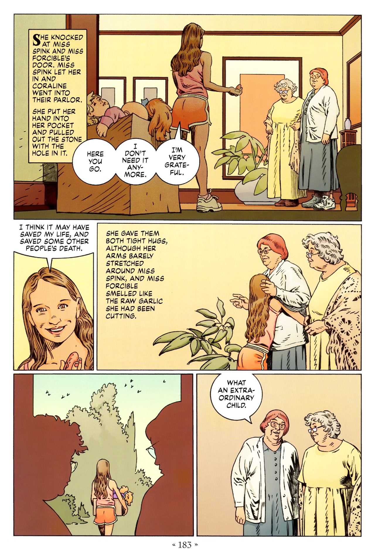 Read online Coraline comic -  Issue #1 - 189