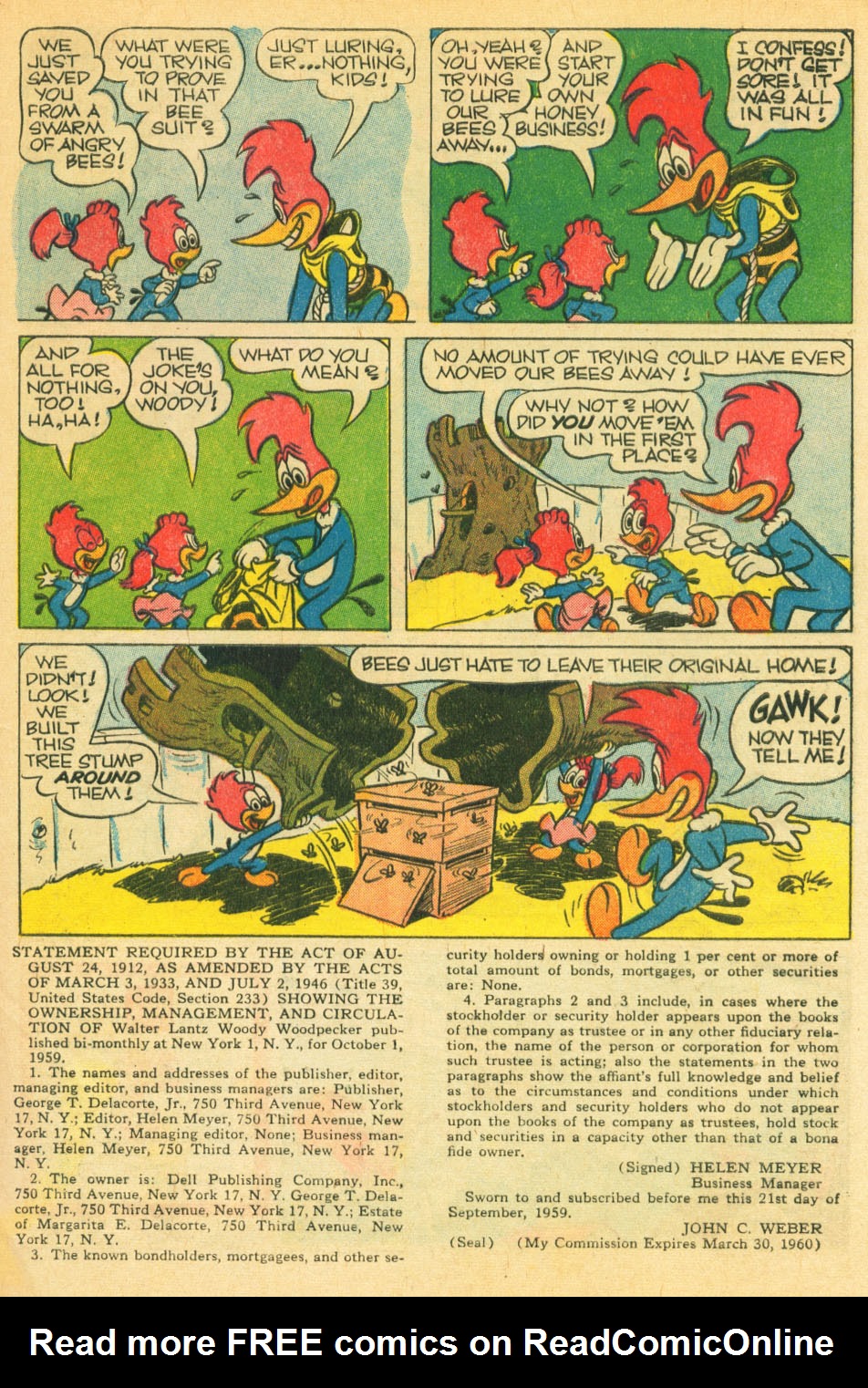 Read online Walter Lantz Woody Woodpecker (1952) comic -  Issue #59 - 33