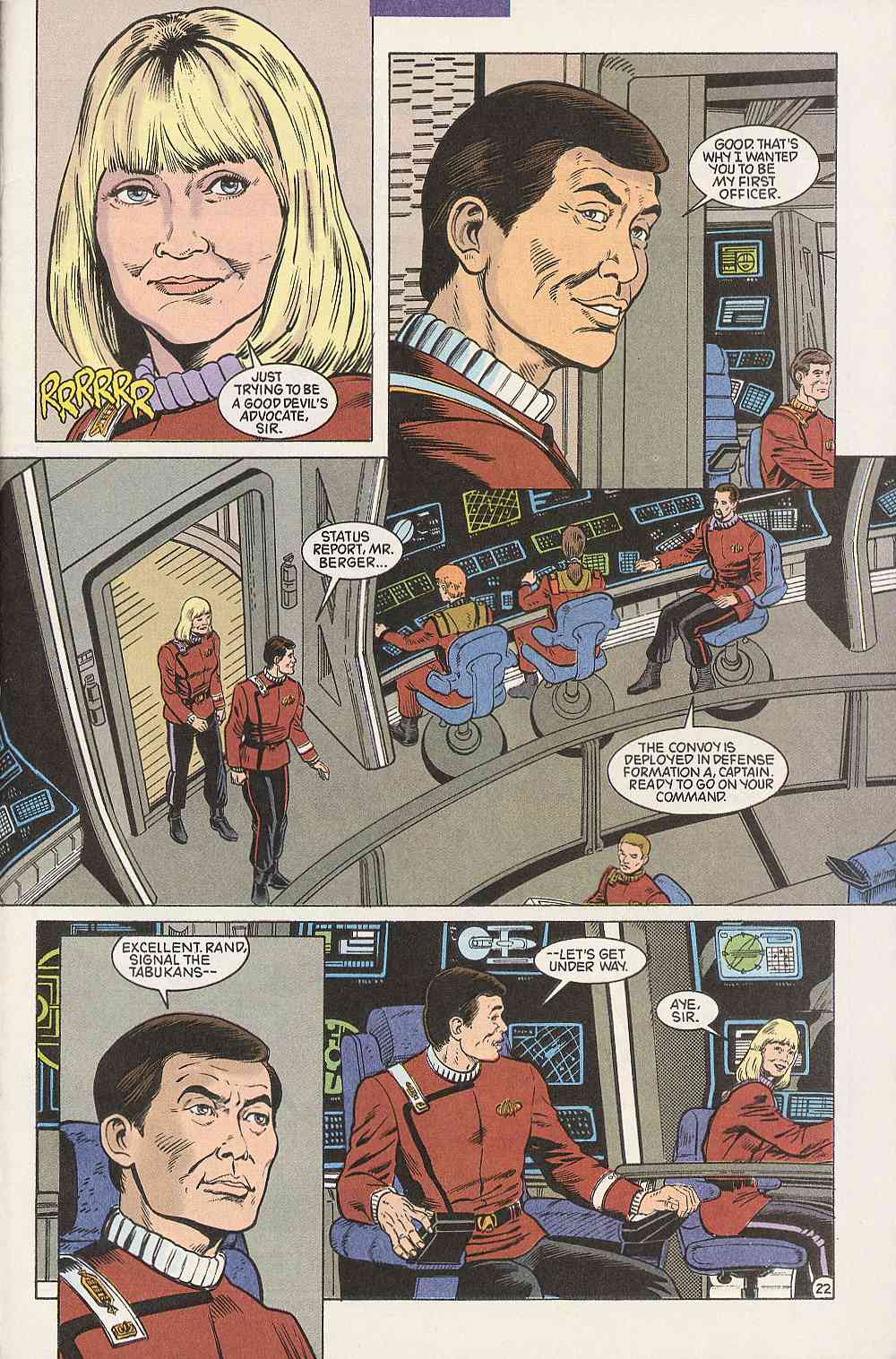 Read online Star Trek (1989) comic -  Issue #36 - 23