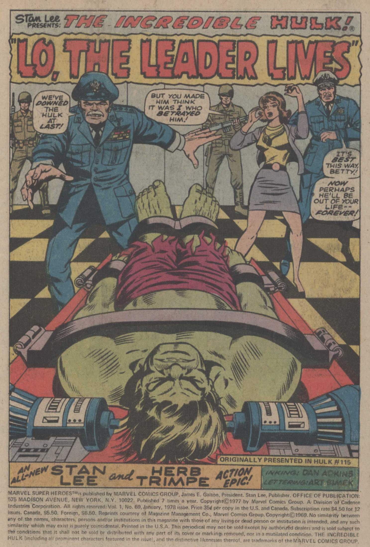 Read online Marvel Super-Heroes comic -  Issue #69 - 3