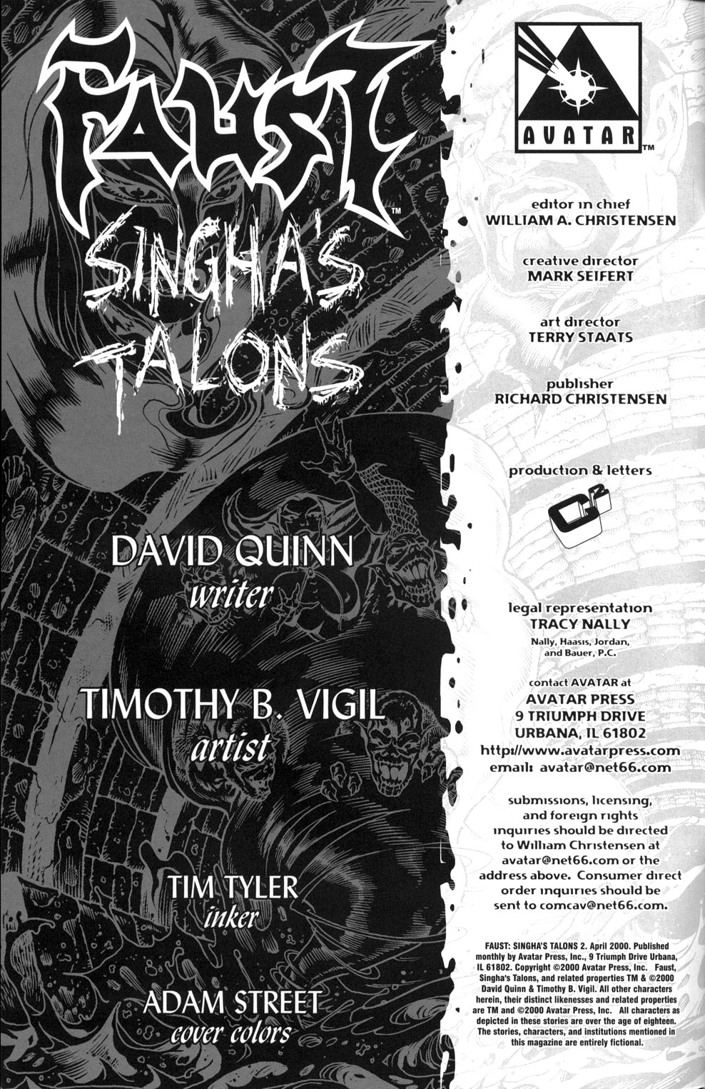Read online Faust: Singha's Talons comic -  Issue #2 - 4