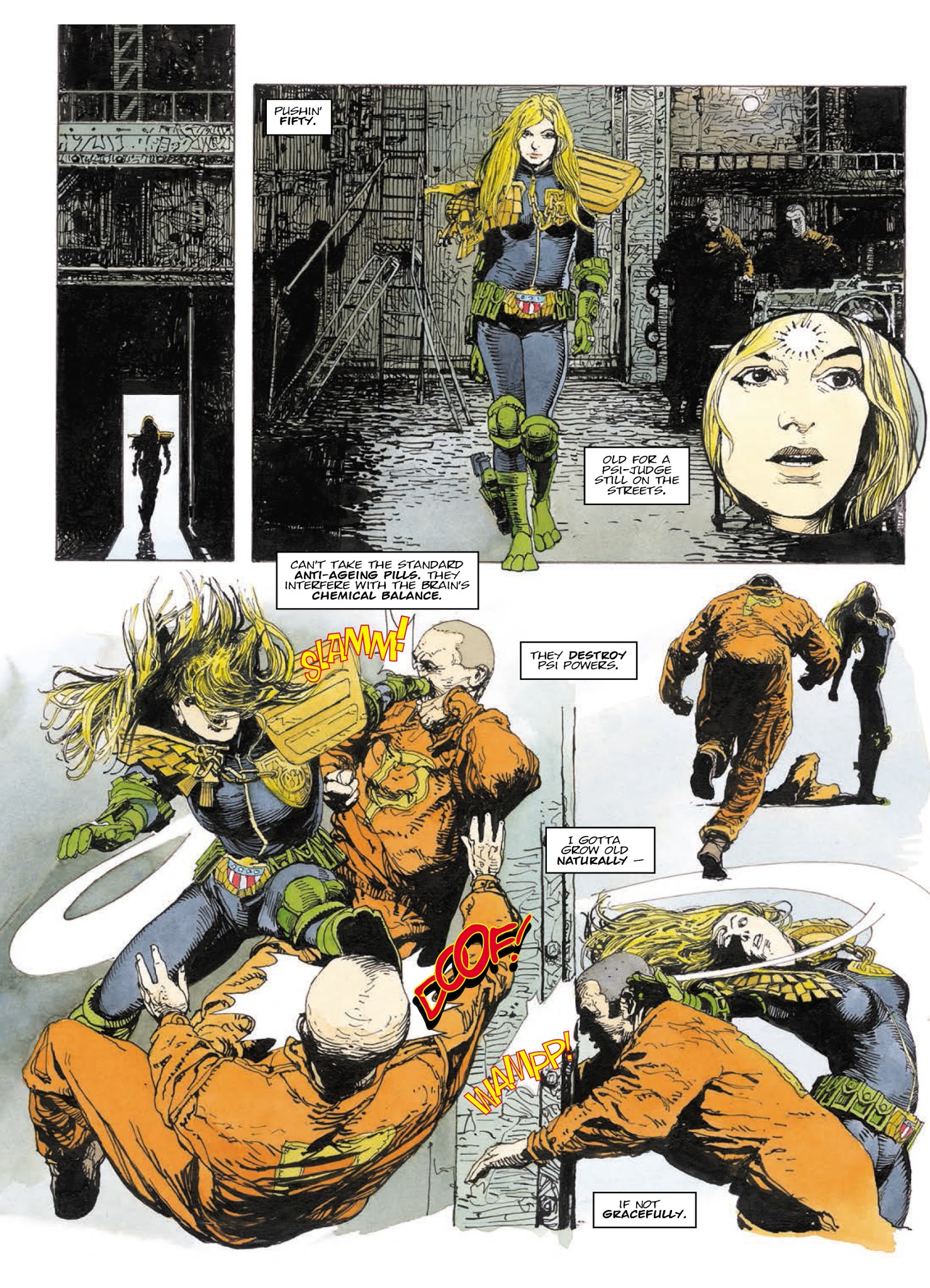 Read online Judge Anderson: The Psi Files comic -  Issue # TPB 4 - 186
