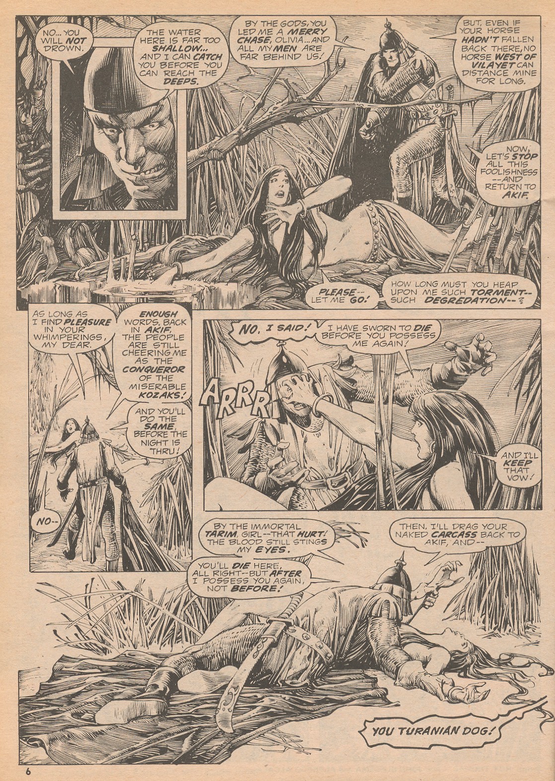 Read online The Savage Sword Of Conan comic -  Issue #4 - 6