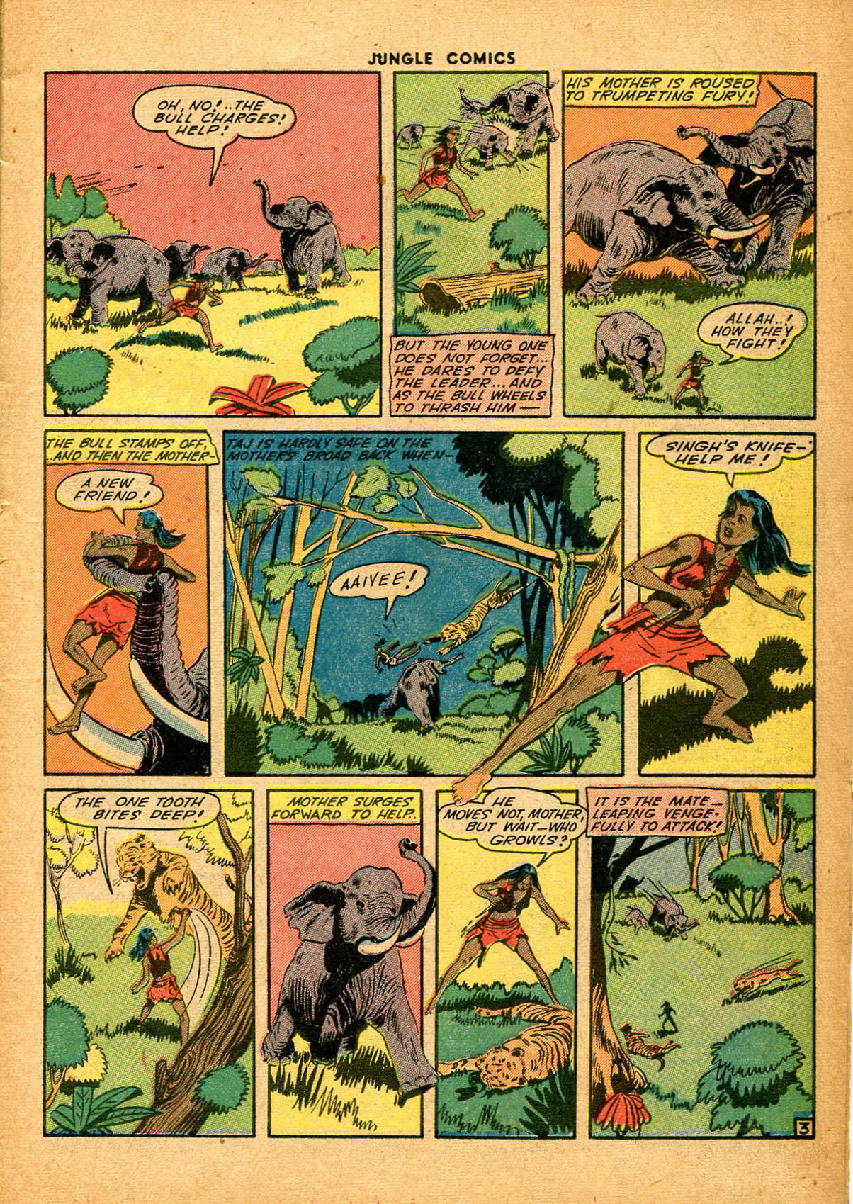 Read online Jungle Comics comic -  Issue #57 - 17