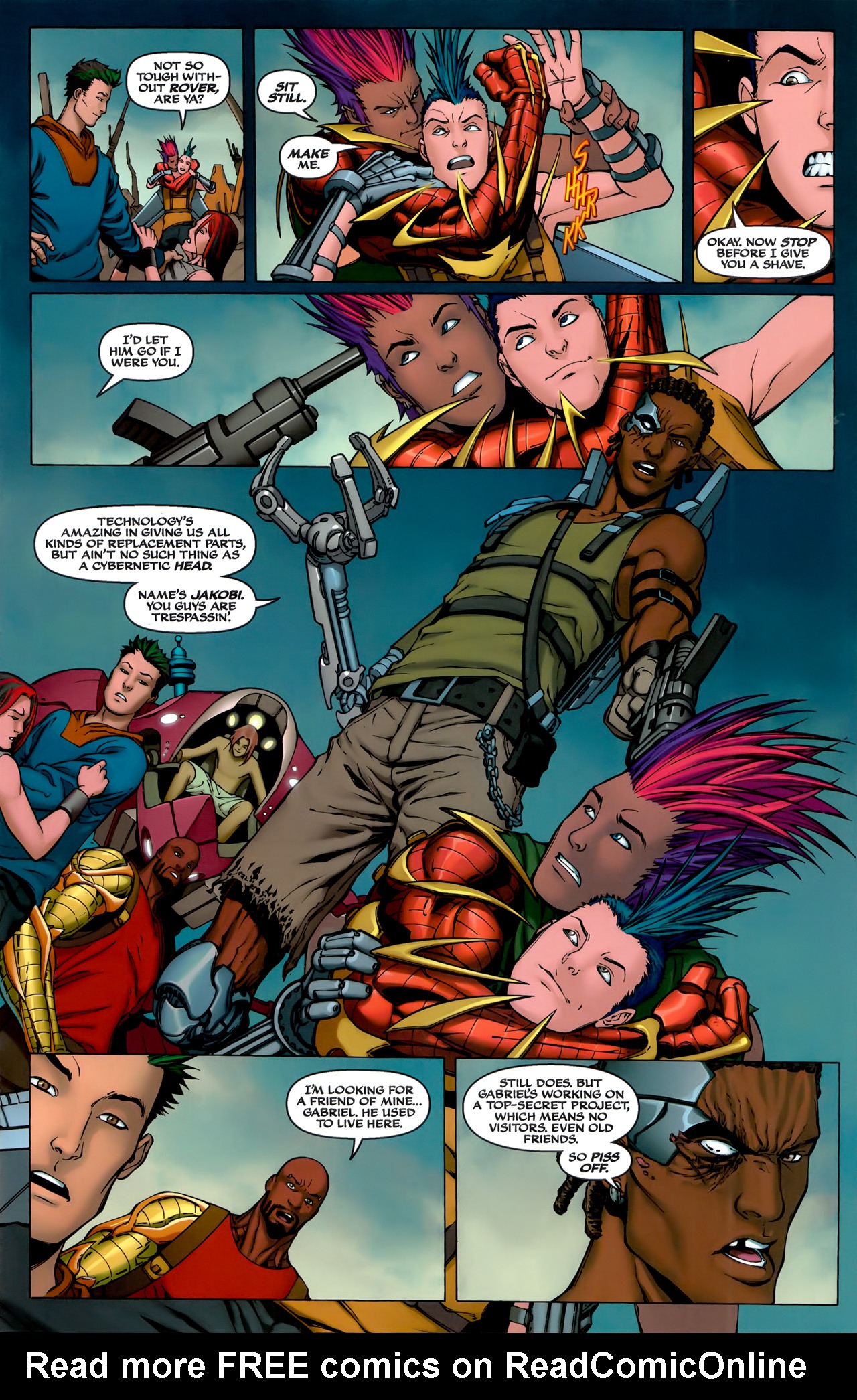 Read online Michael Turner's Soulfire (2009) comic -  Issue #1 - 16