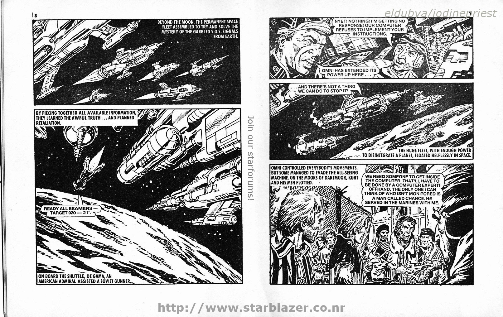 Read online Starblazer comic -  Issue #195 - 6