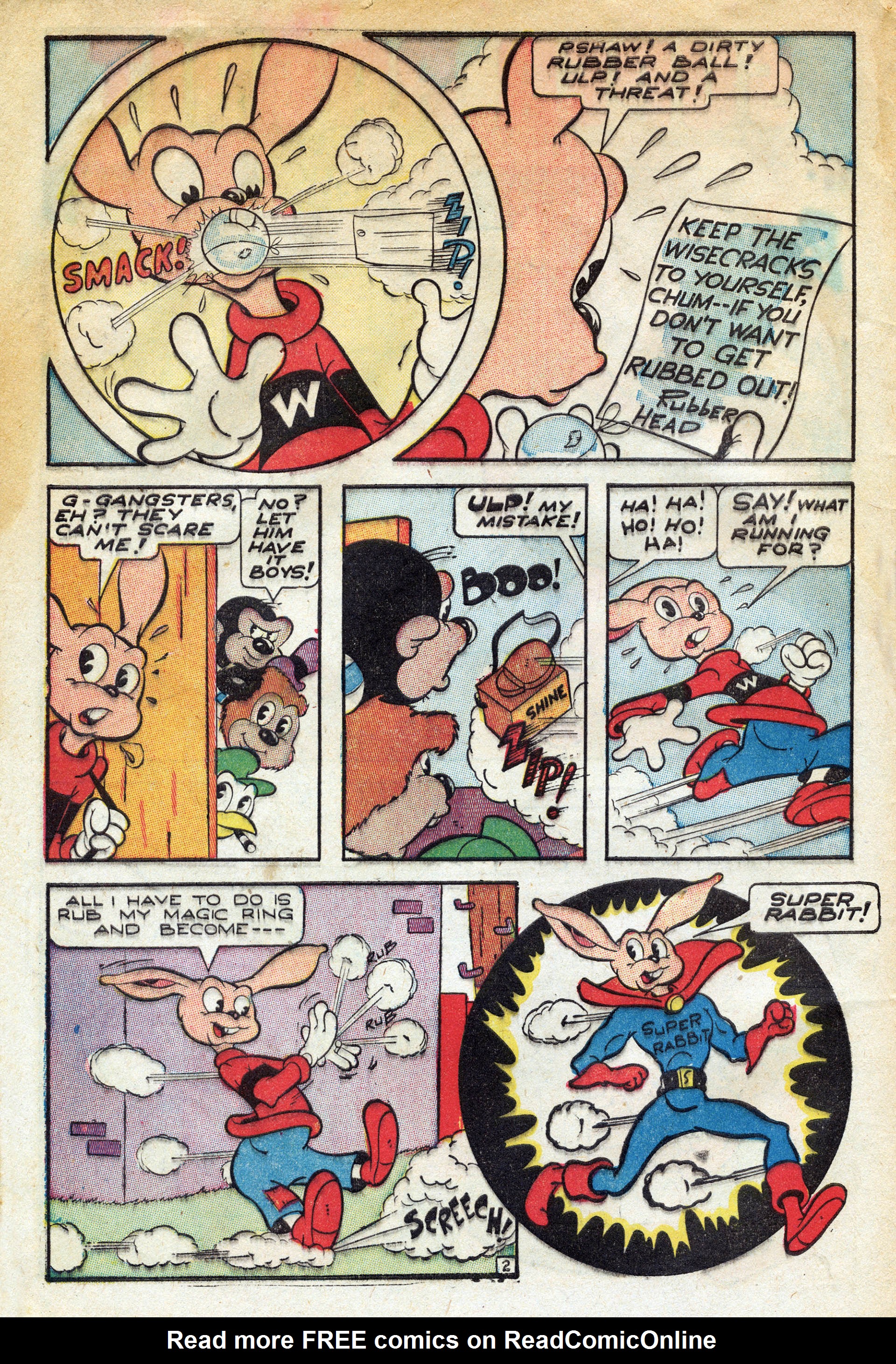 Read online Super Rabbit comic -  Issue #4 - 4