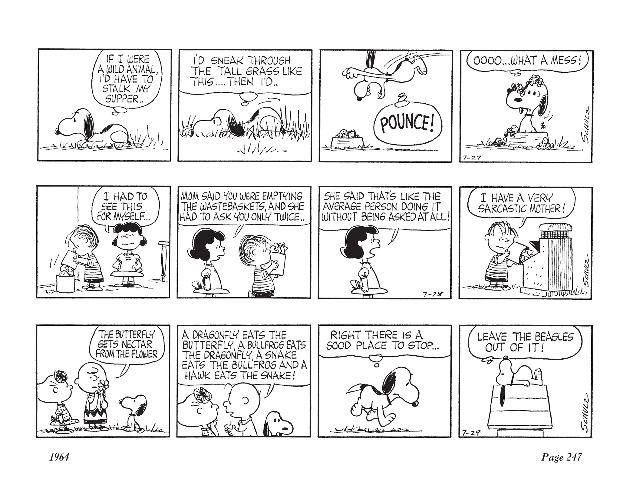 Read online The Complete Peanuts comic -  Issue # TPB 7 - 258