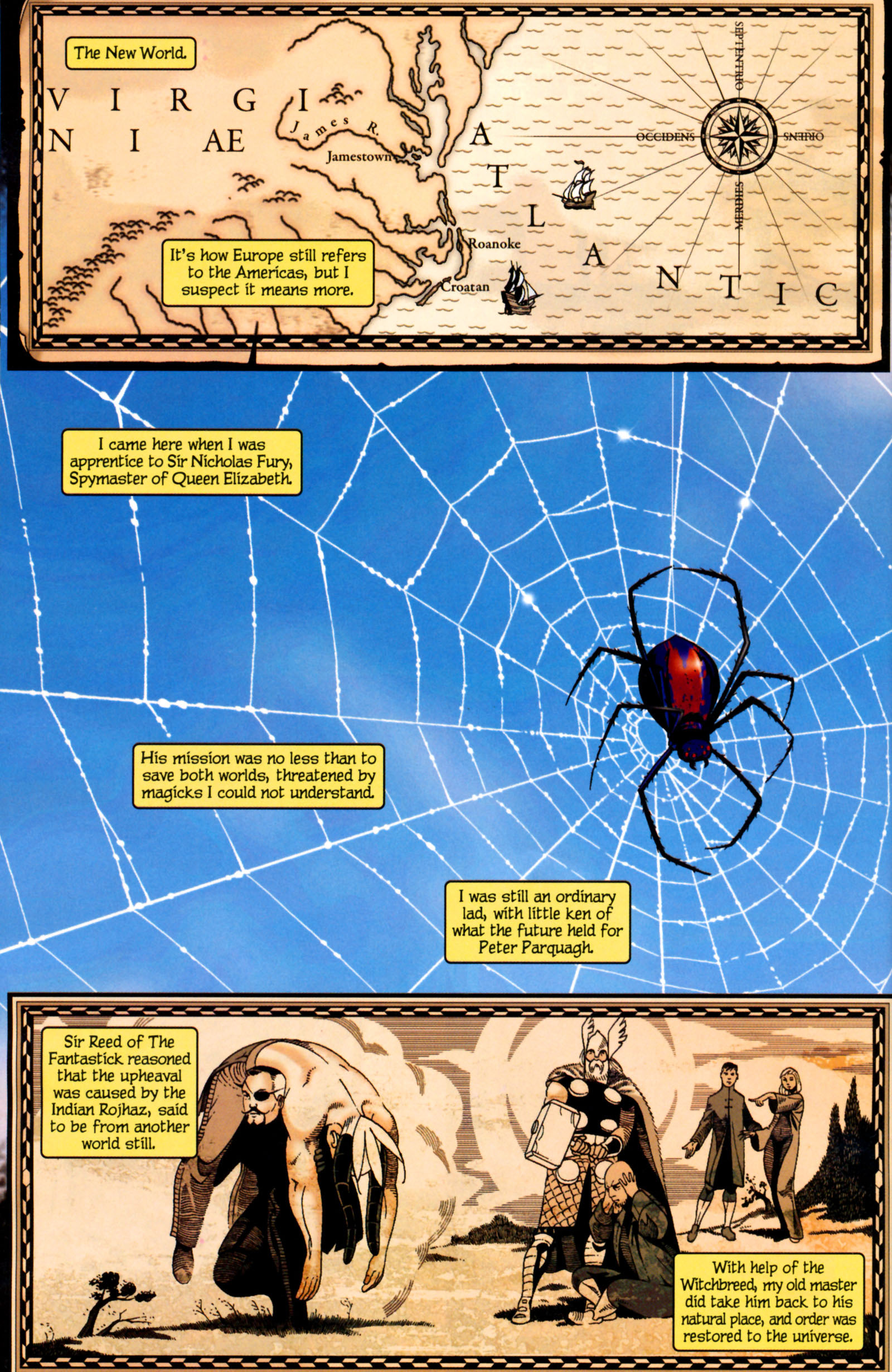Read online Marvel 1602: Spider-Man comic -  Issue #1 - 5