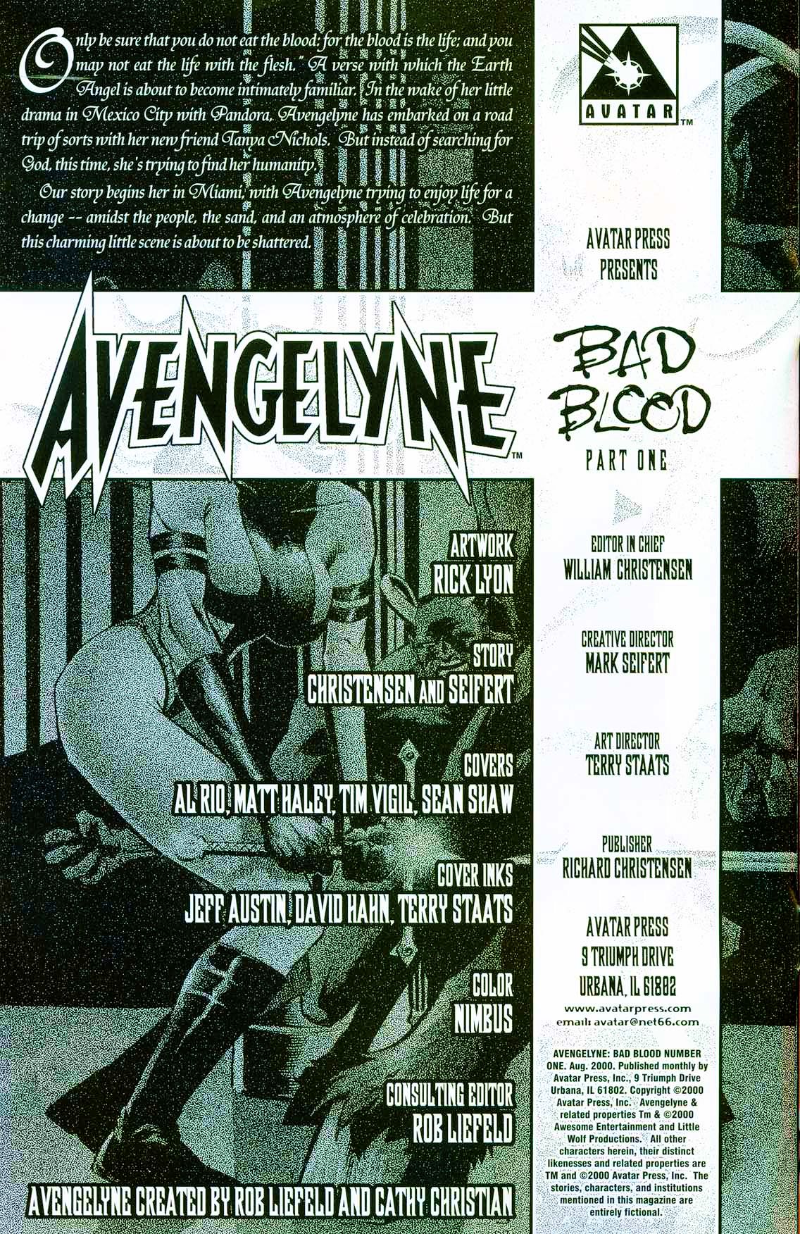 Read online Avengelyne: Bad Blood comic -  Issue #1 - 4