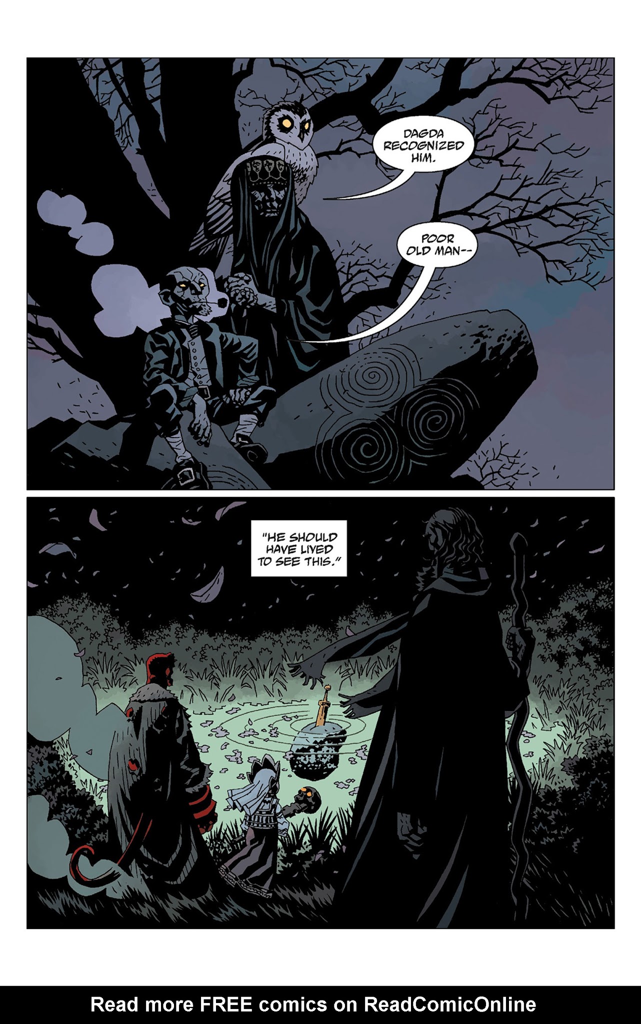 Read online Hellboy: The Wild Hunt comic -  Issue # TPB - 163
