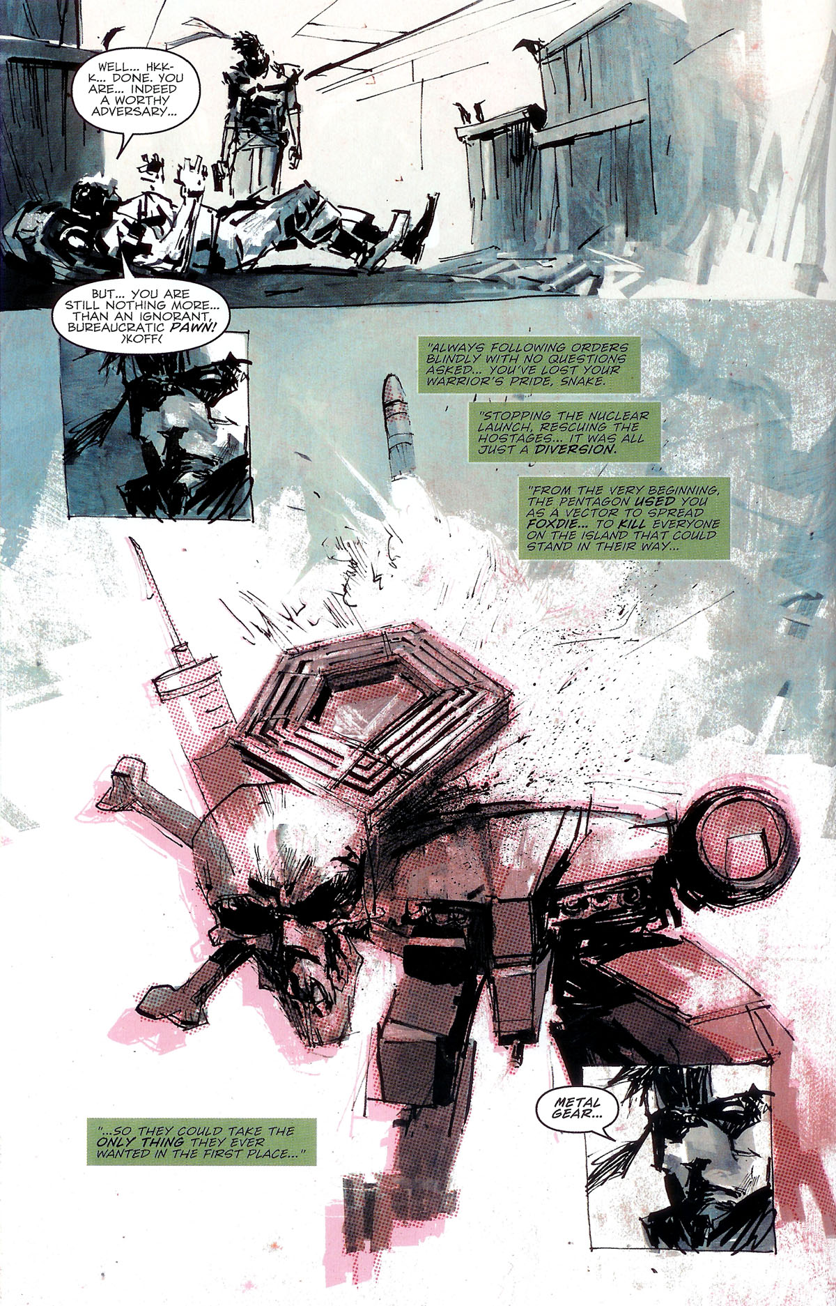 Read online Metal Gear Solid comic -  Issue #11 - 10