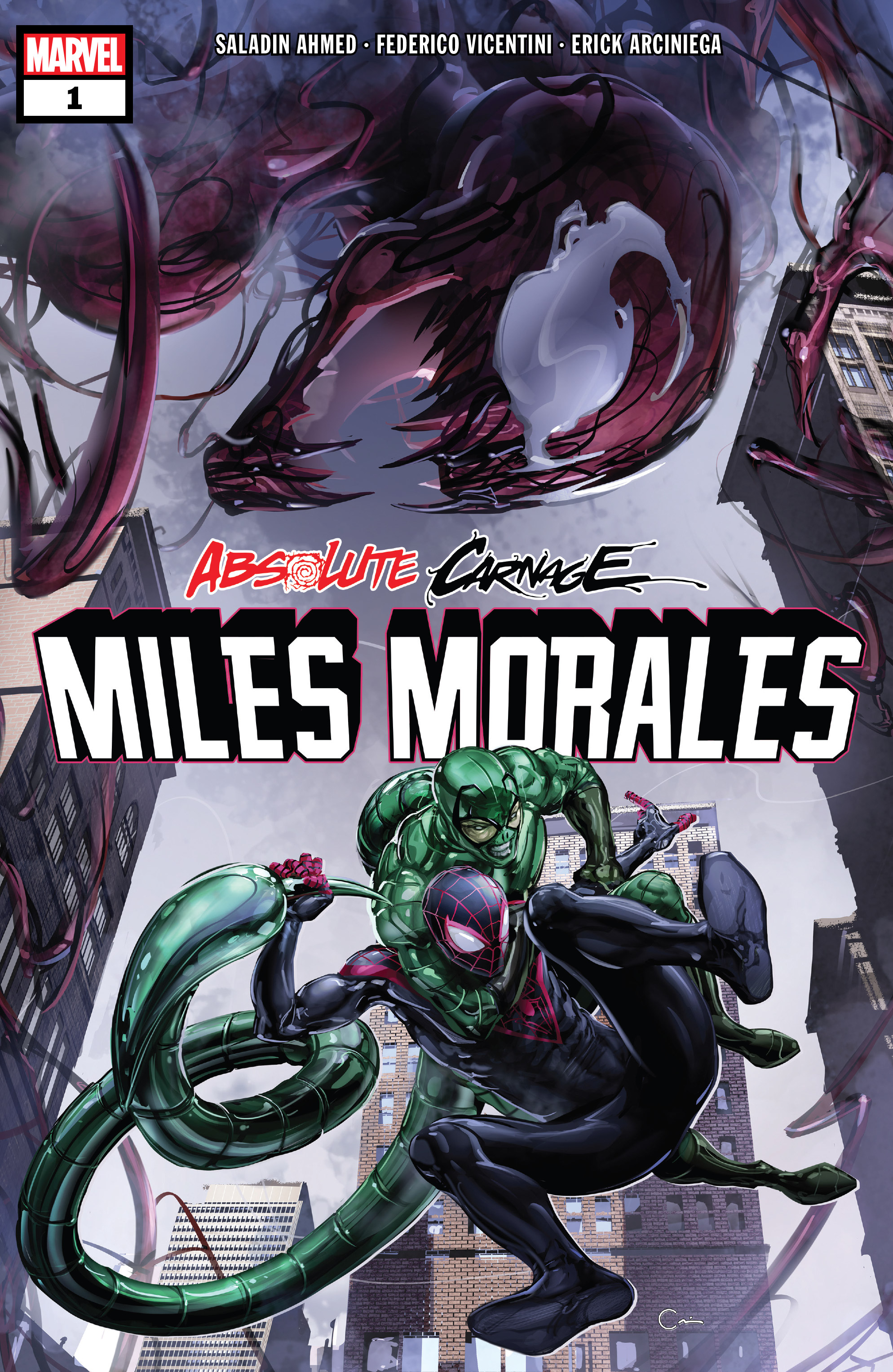 Read online Absolute Carnage: Miles Morales comic -  Issue #1 - 1