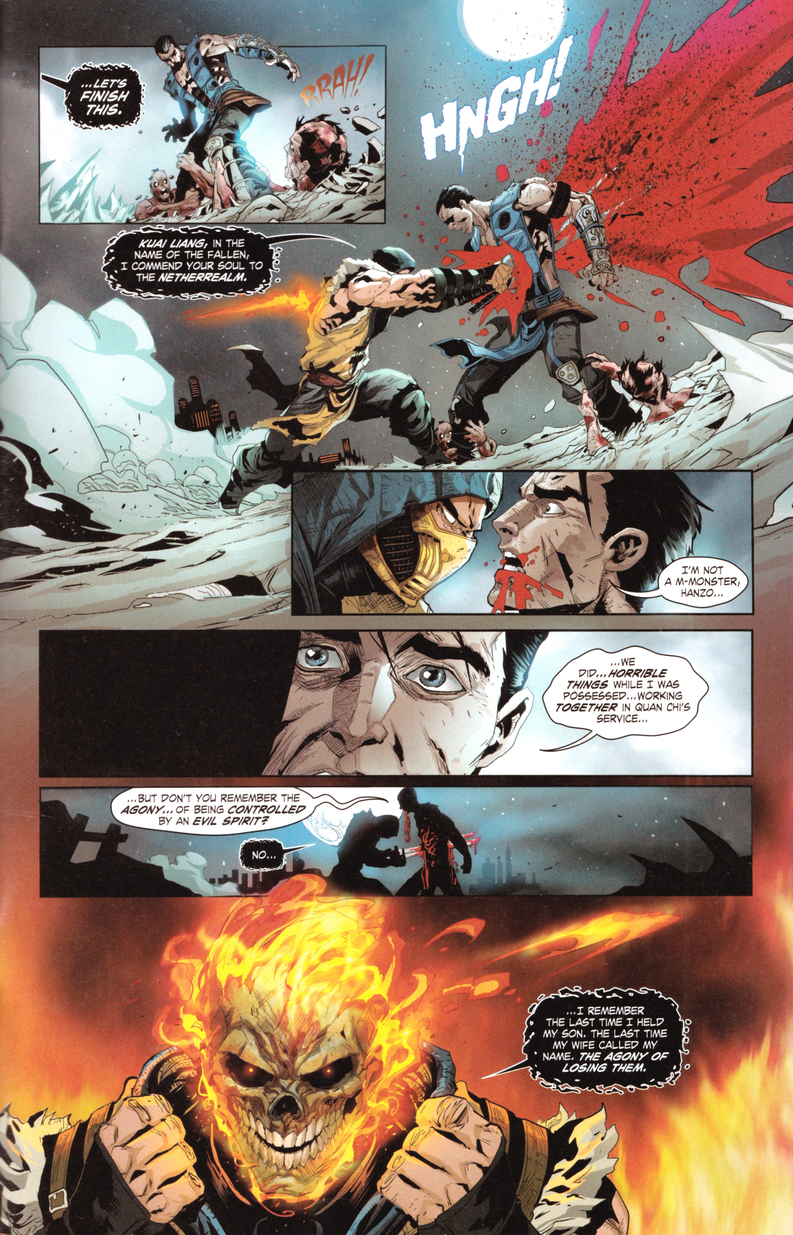 Read online Mortal Kombat X [II] comic -  Issue #5 - 33