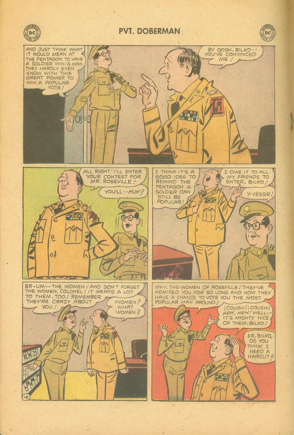 Read online Sgt. Bilko's Pvt. Doberman comic -  Issue #3 - 18