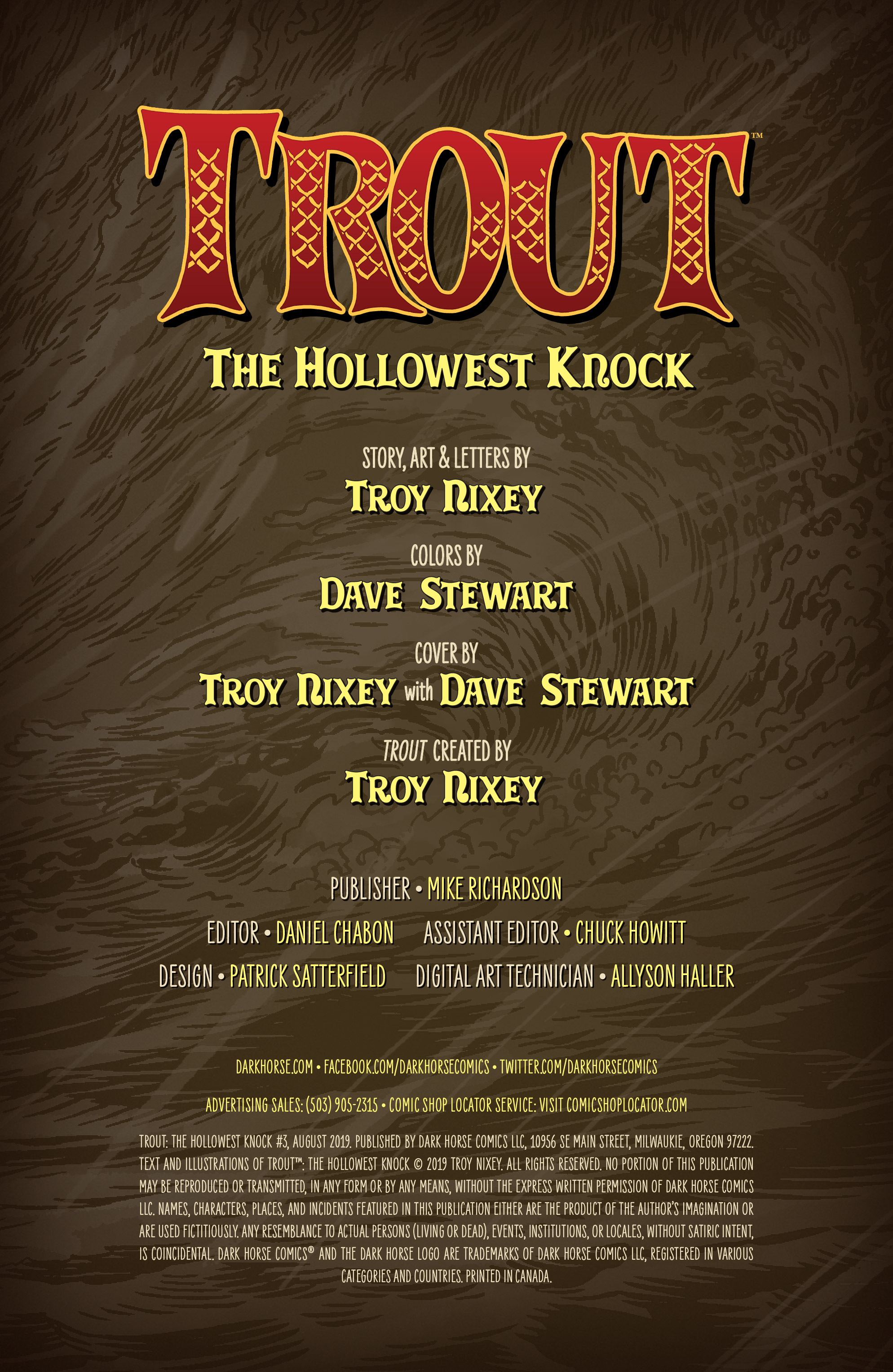 Read online Trout: The Hollowest Knock comic -  Issue #3 - 2