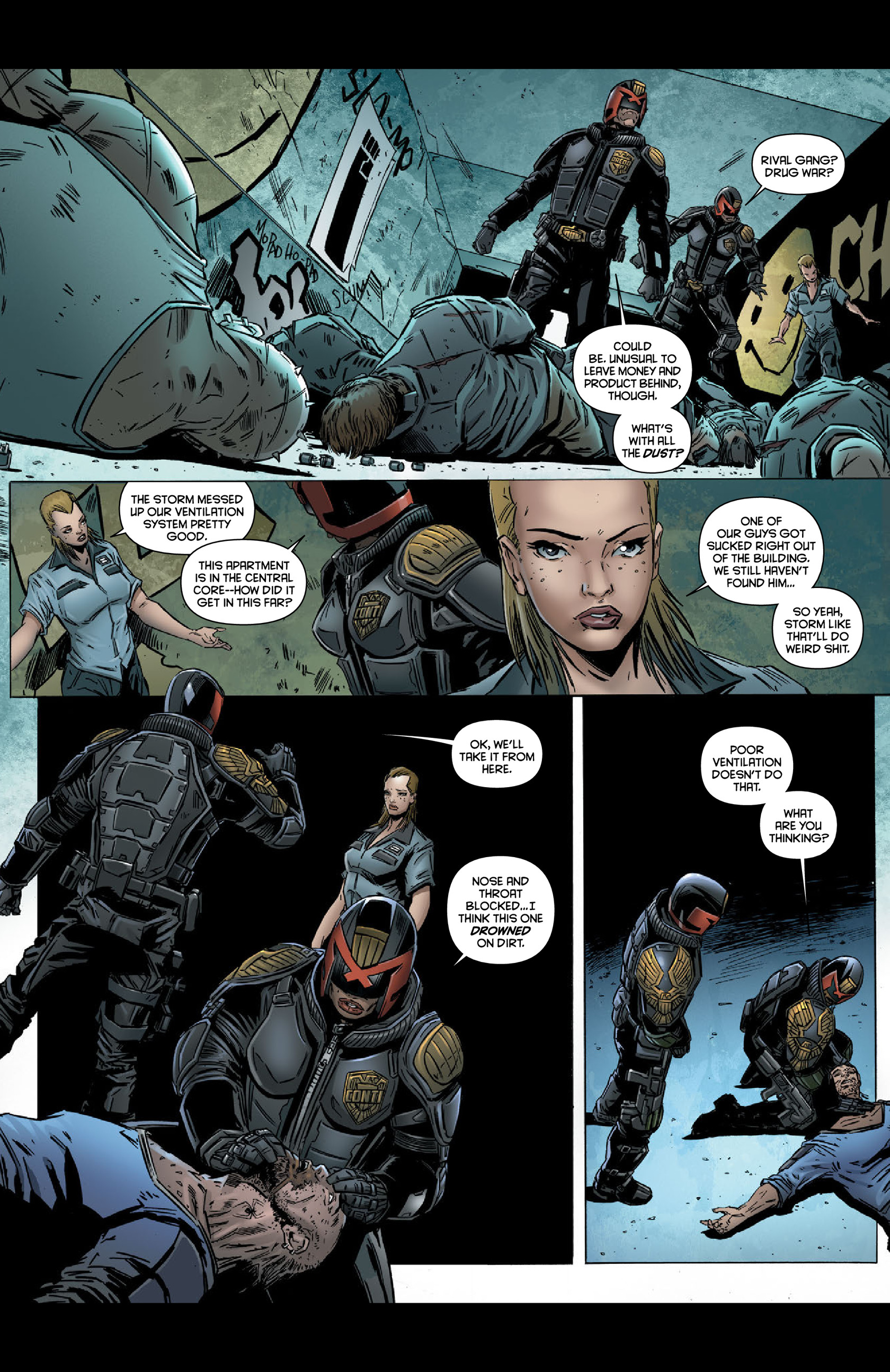Read online Dredd: Dust comic -  Issue #1 - 10