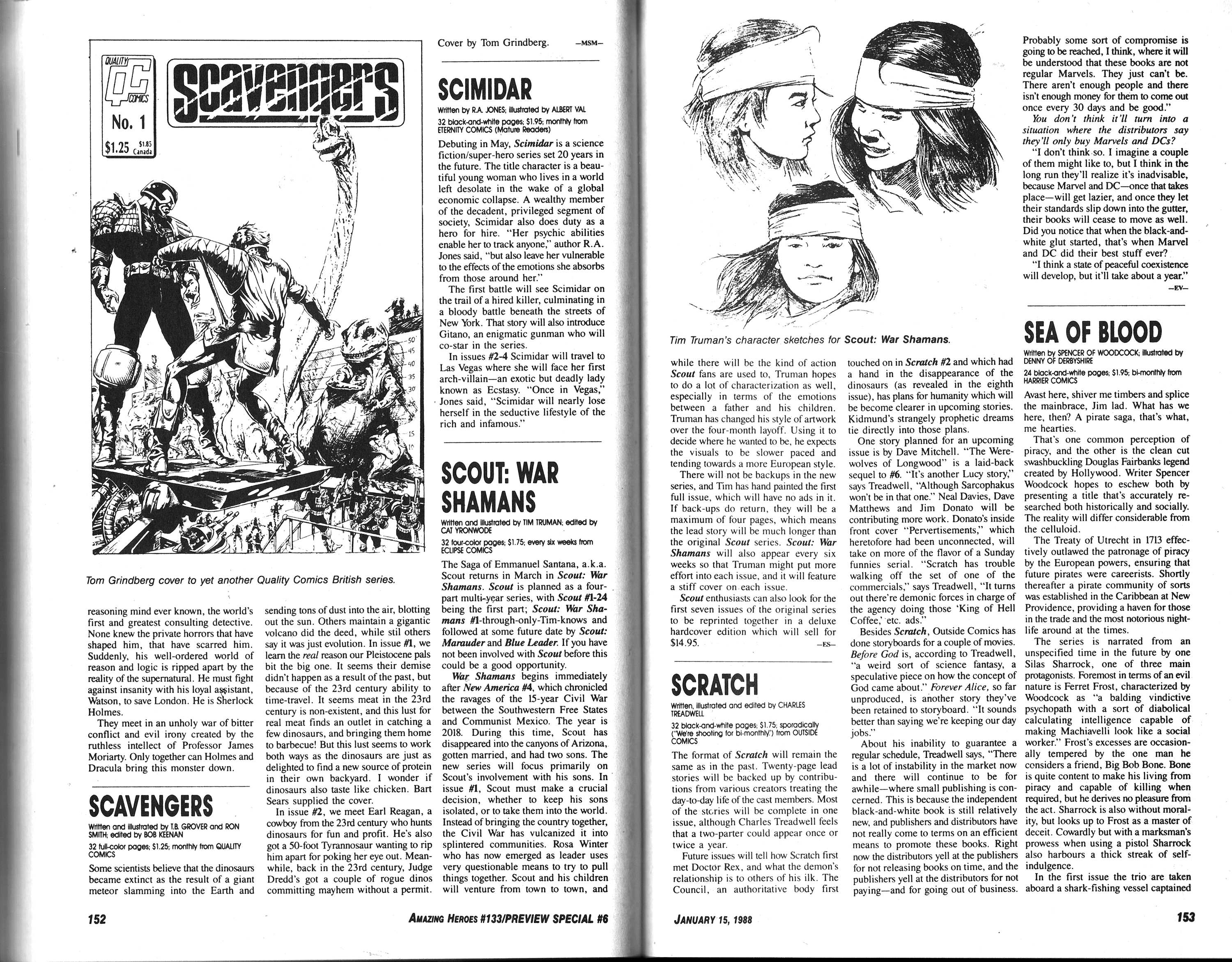 Read online Amazing Heroes comic -  Issue #133 - 78
