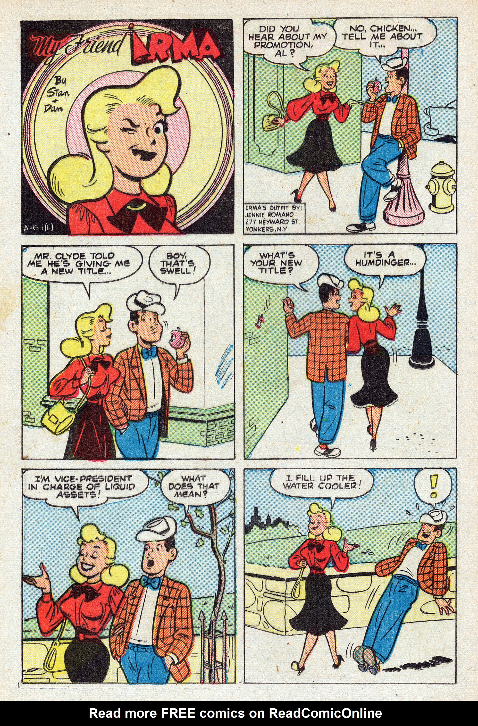 Read online My Friend Irma comic -  Issue #21 - 20
