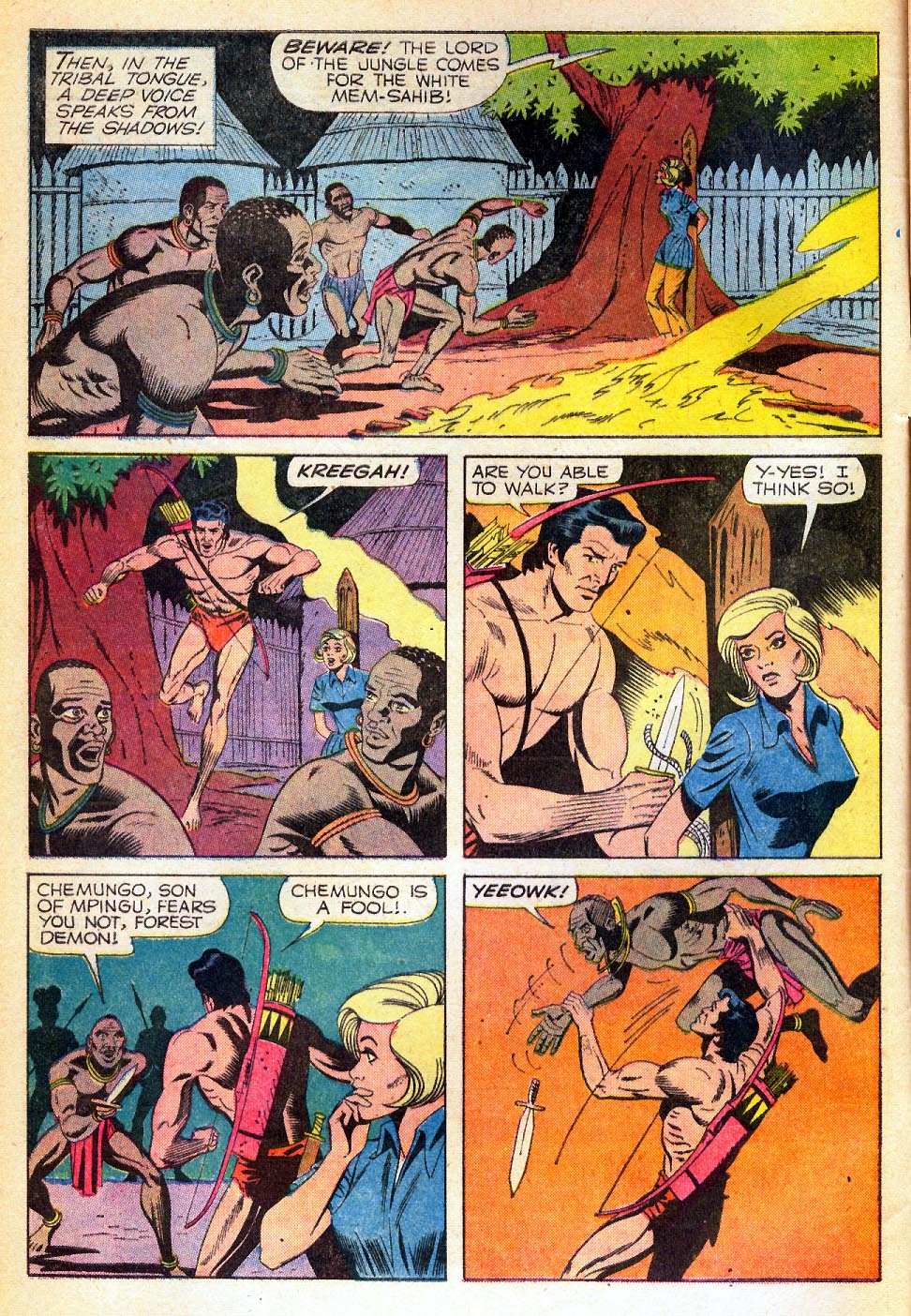 Read online Tarzan (1962) comic -  Issue #190 - 4