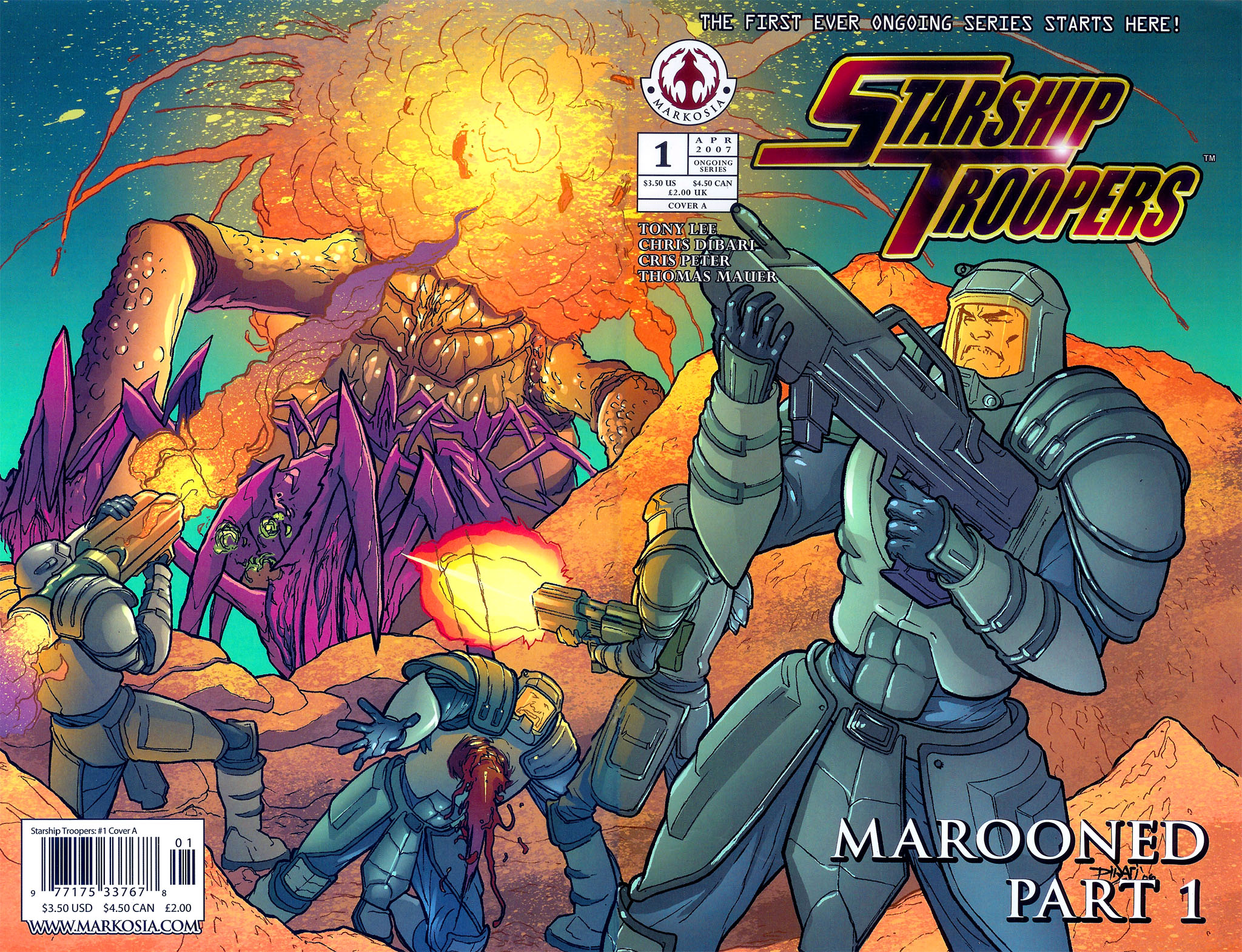 Read online Starship Troopers (2007) comic -  Issue #1 - 1