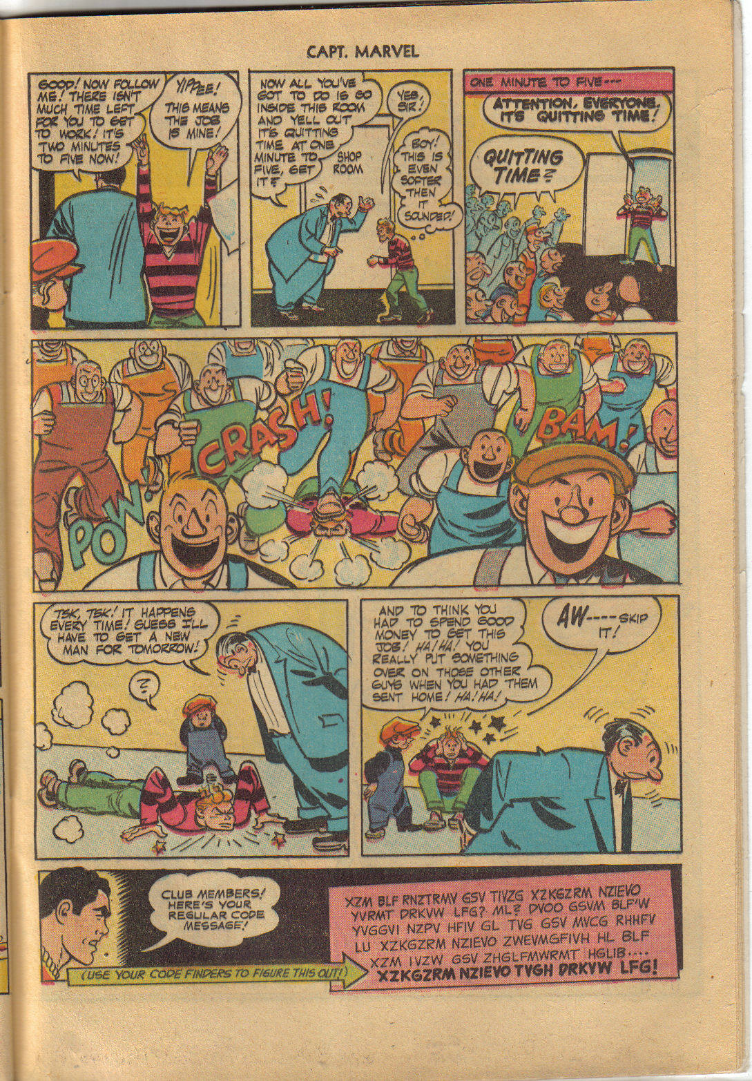 Read online Captain Marvel Adventures comic -  Issue #96 - 37