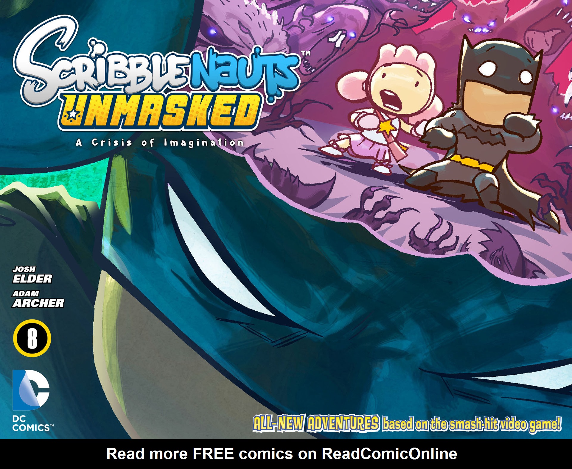 Read online Scribblenauts Unmasked: A Crisis of Imagination comic -  Issue #8 - 1