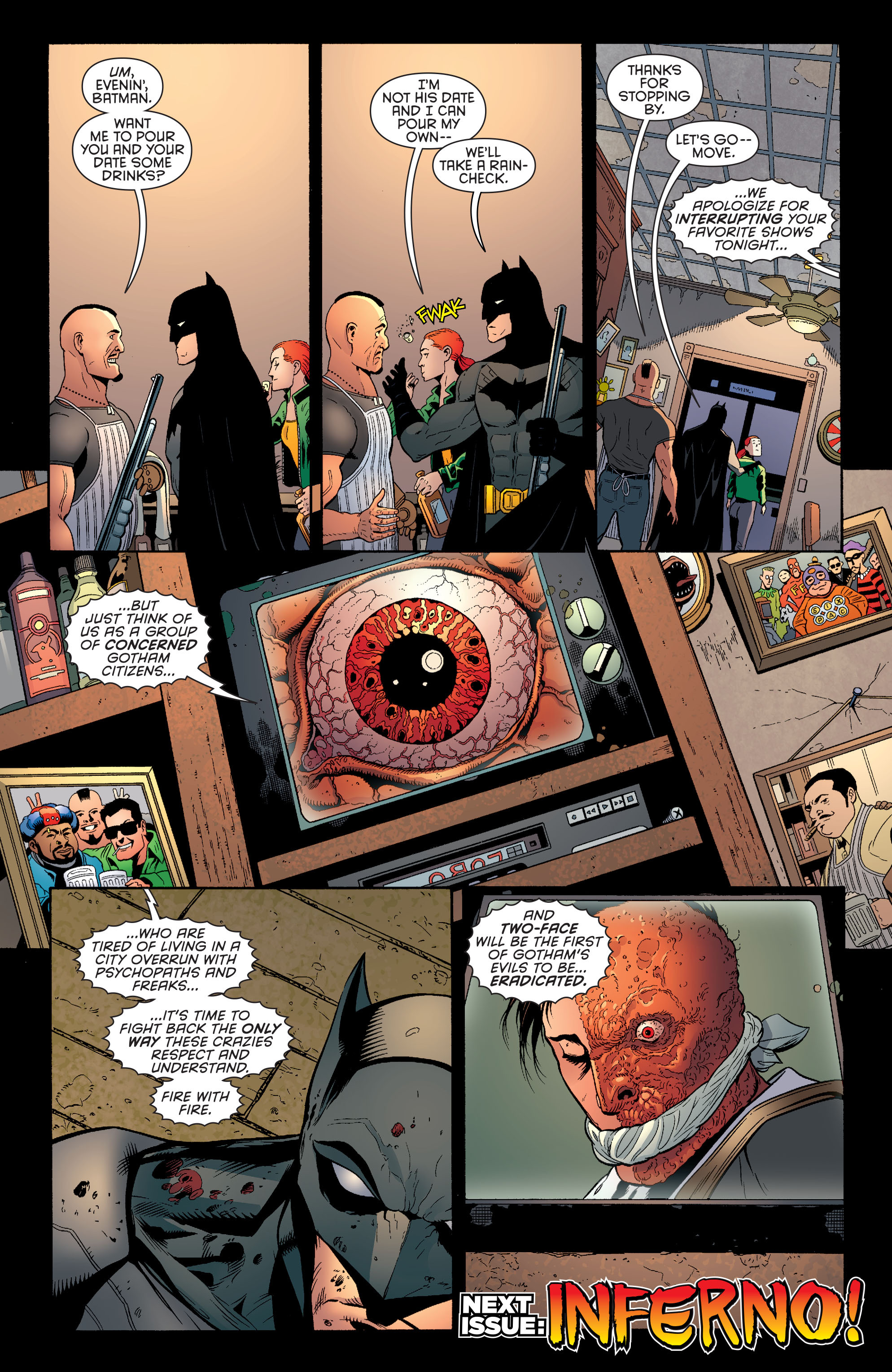 Read online Batman and Robin (2011) comic -  Issue #27 - Batman and Two-Face - 20