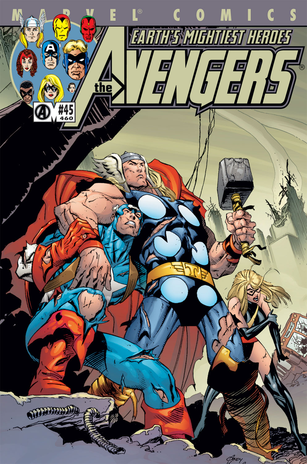 Read online Avengers (1998) comic -  Issue #45 - 1