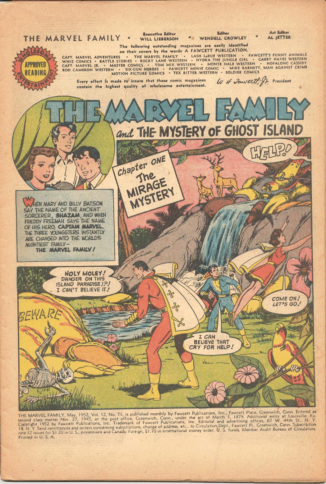 Read online The Marvel Family comic -  Issue #71 - 3