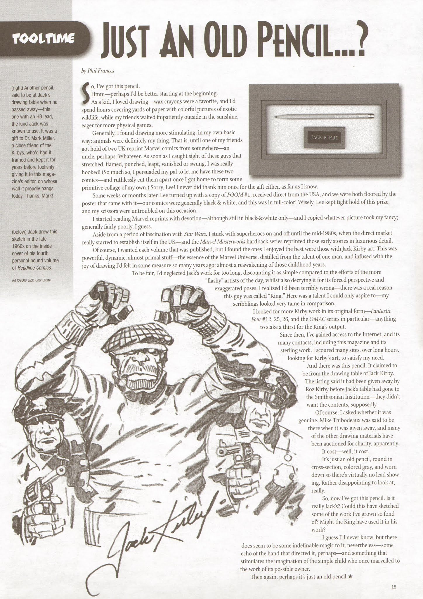 Read online The Jack Kirby Collector comic -  Issue #51 - 16