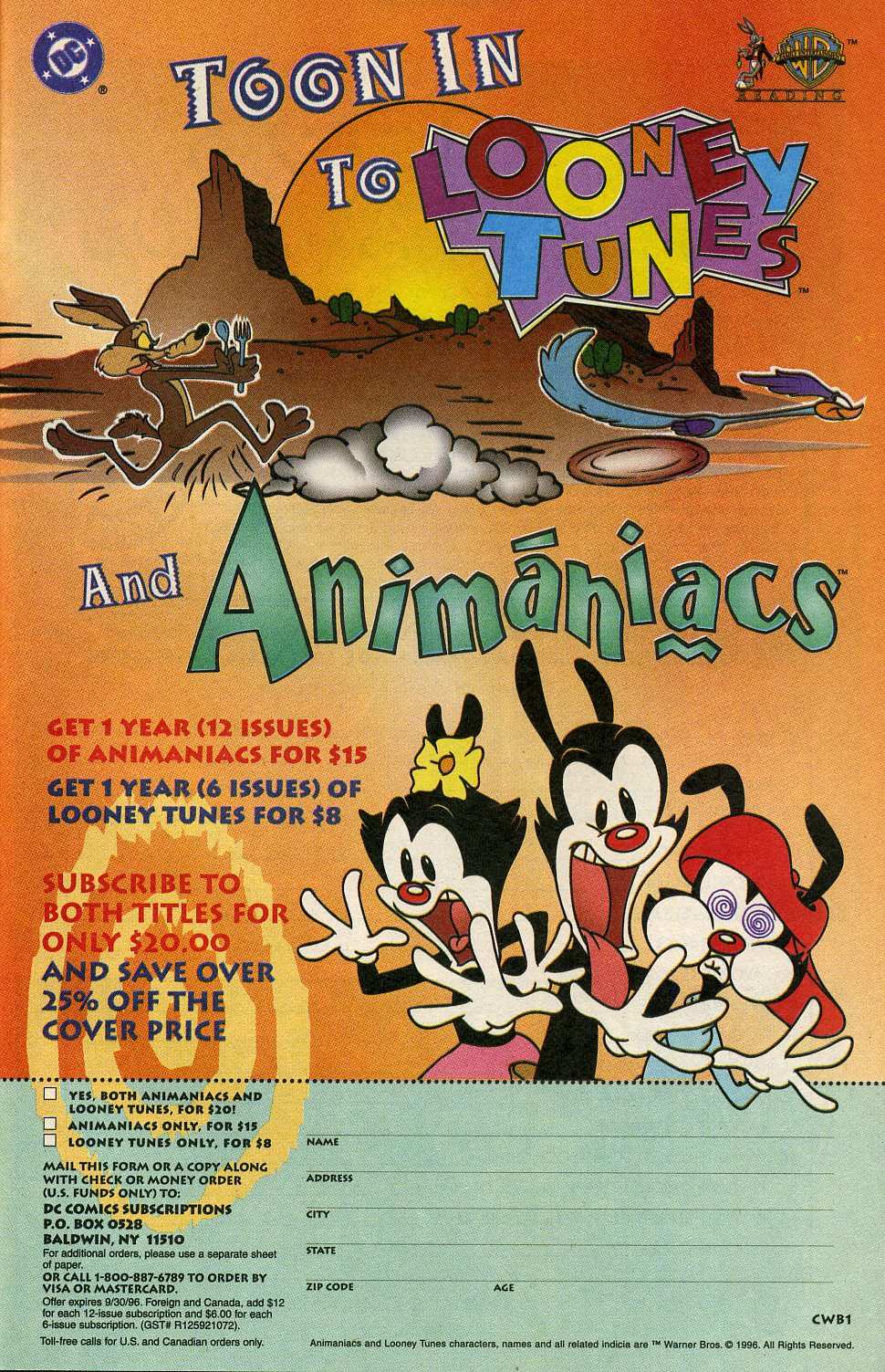 Read online Animaniacs comic -  Issue #12 - 29