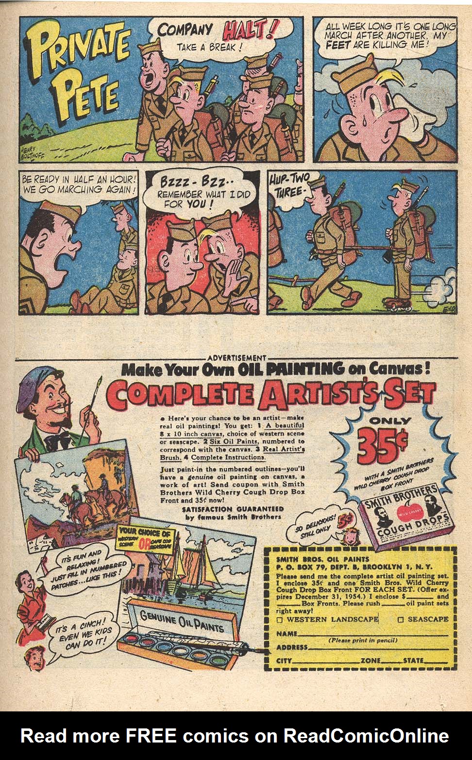 Read online Our Army at War (1952) comic -  Issue #18 - 17
