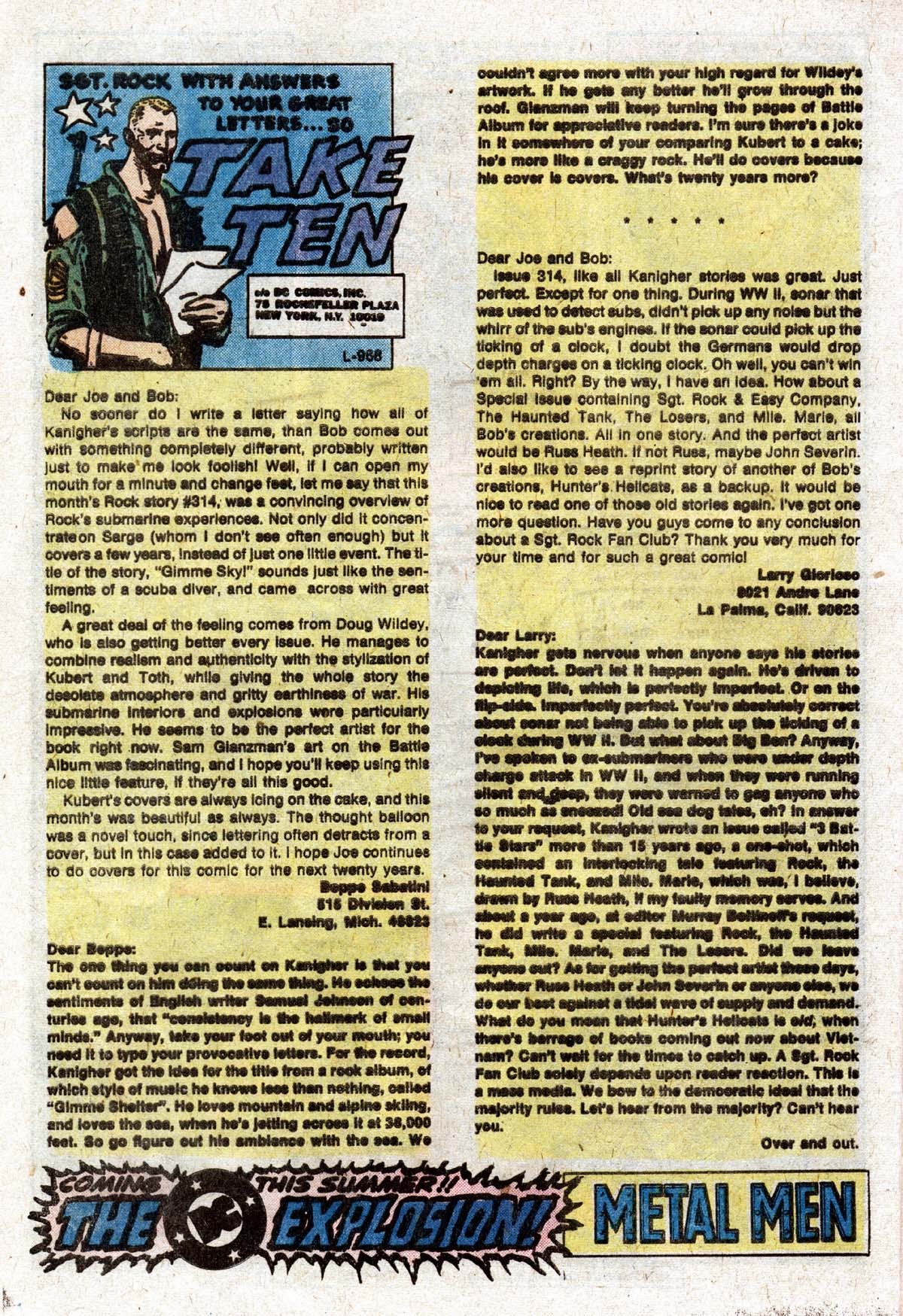 Read online Sgt. Rock comic -  Issue #319 - 19