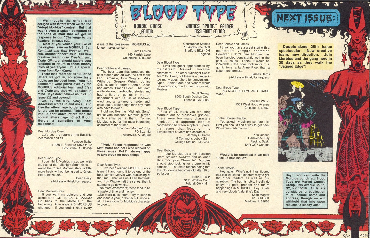 Read online Morbius: The Living Vampire (1992) comic -  Issue #24 - 25