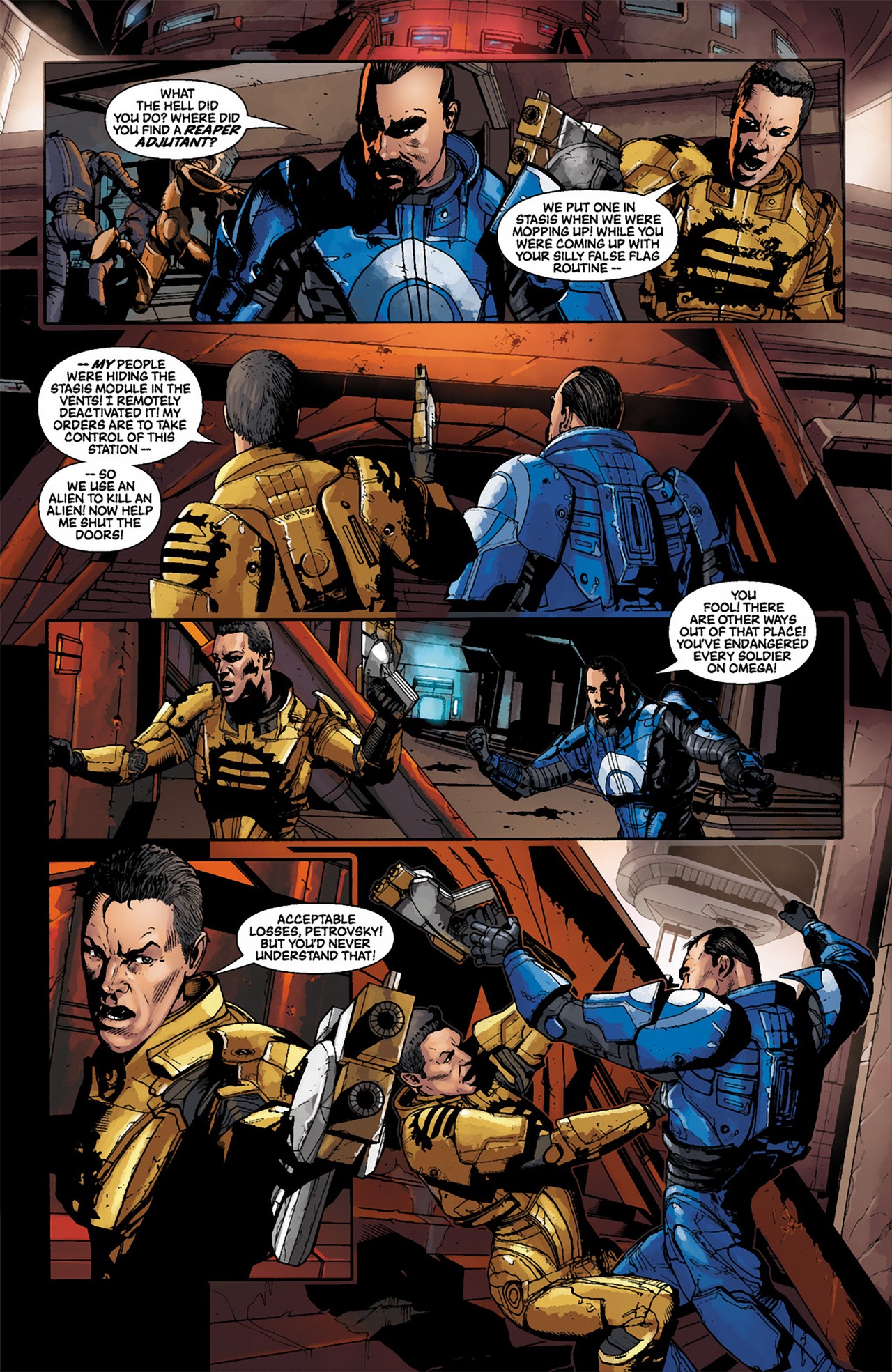 Read online Mass Effect: Invasion comic -  Issue #4 - 19