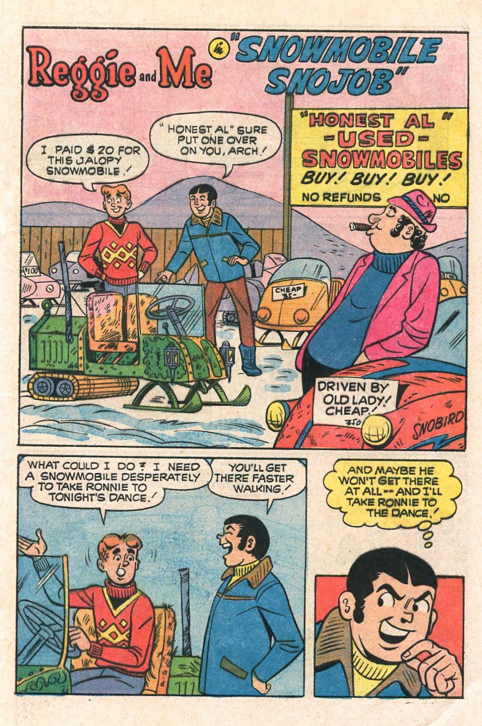 Read online Reggie and Me (1966) comic -  Issue #68 - 21
