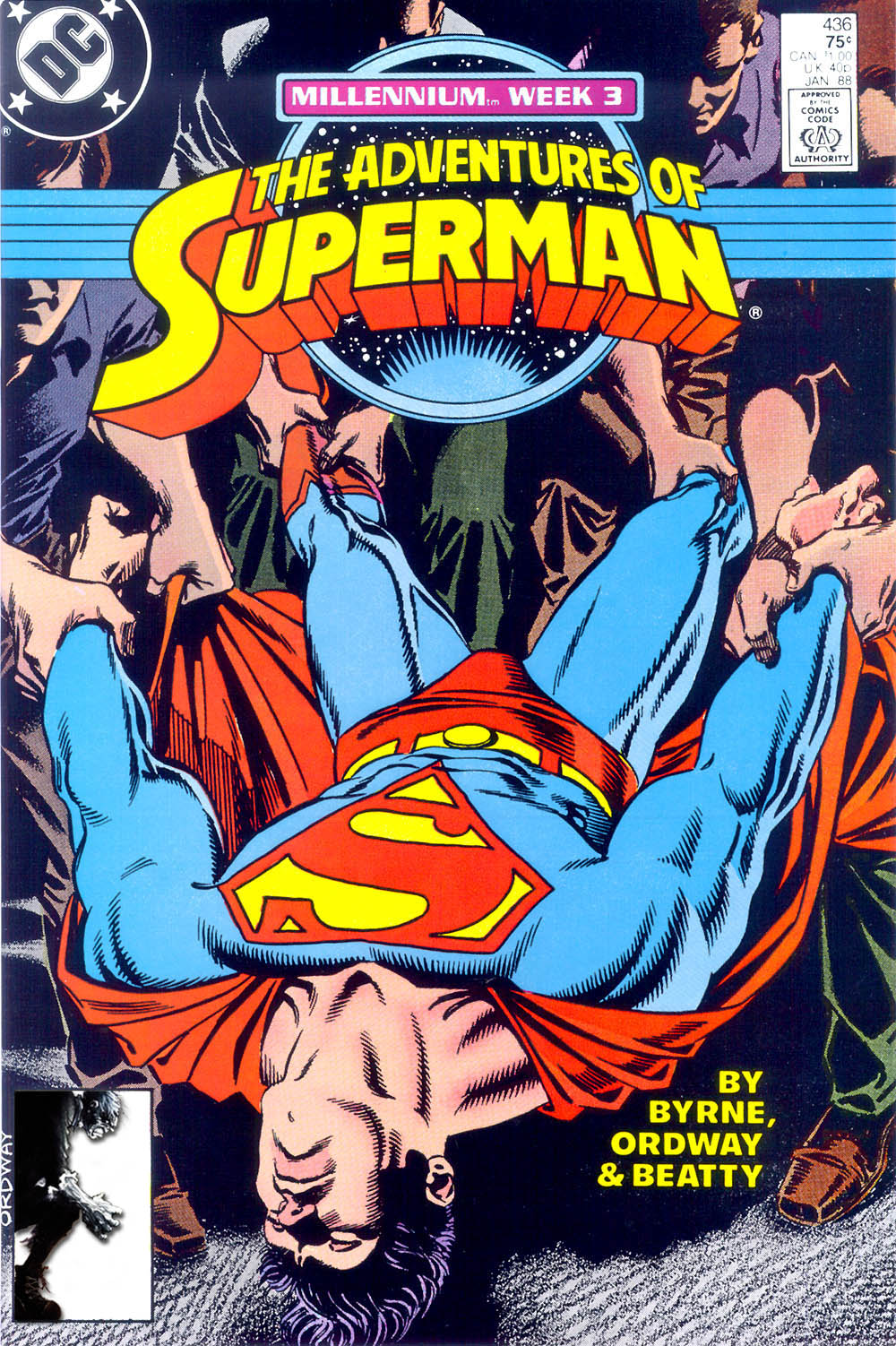 Read online Adventures of Superman (1987) comic -  Issue #436 - 1