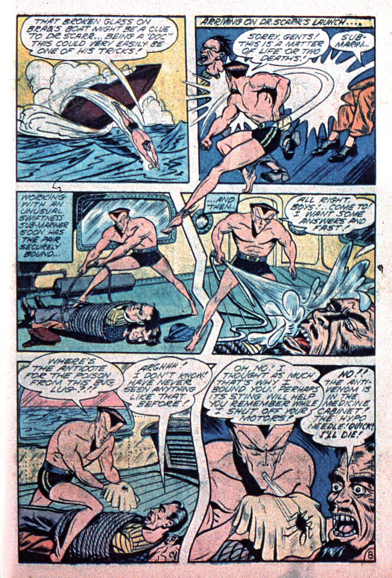 Read online Sub-Mariner Comics comic -  Issue #15 - 37