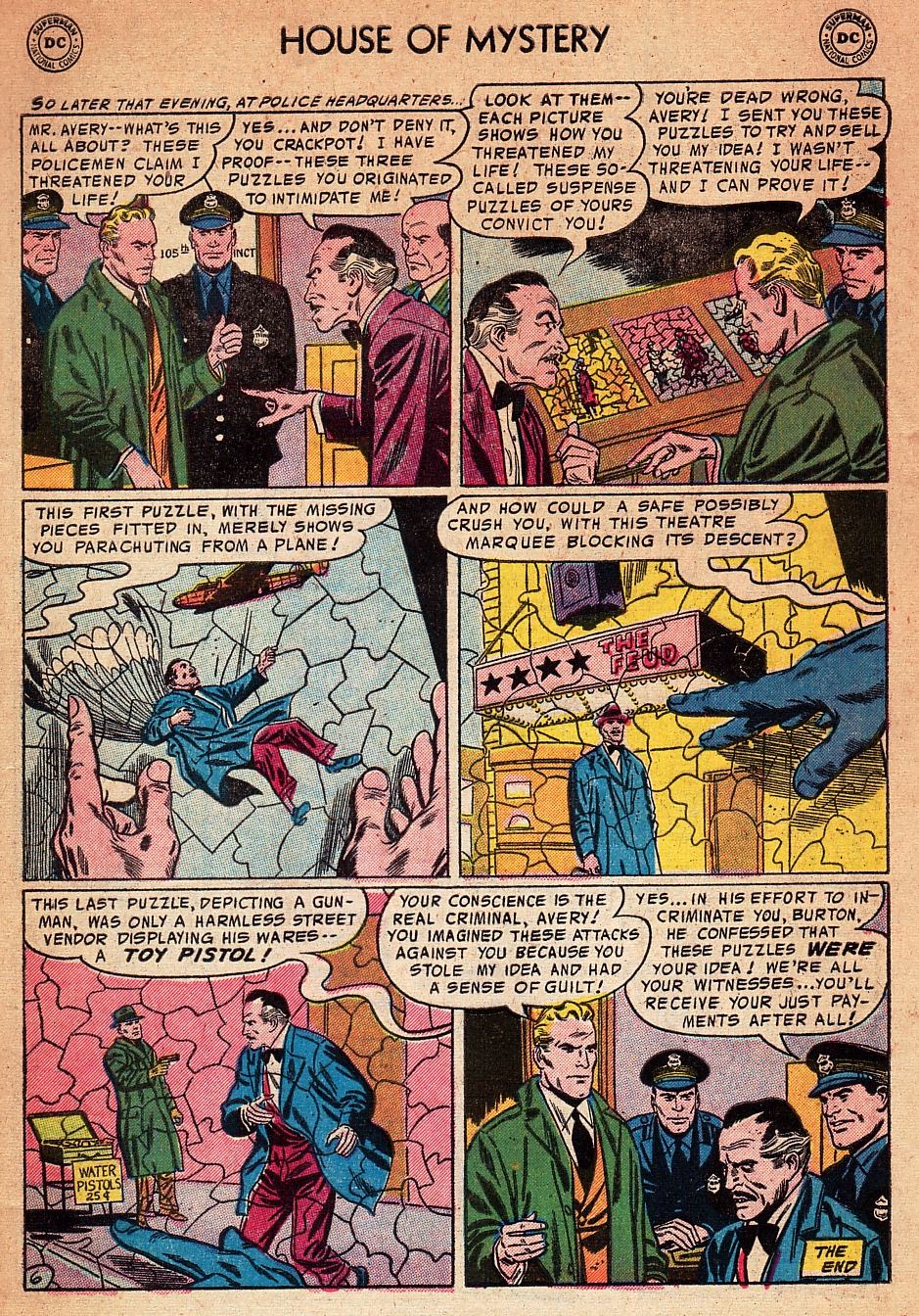 Read online House of Mystery (1951) comic -  Issue #44 - 33