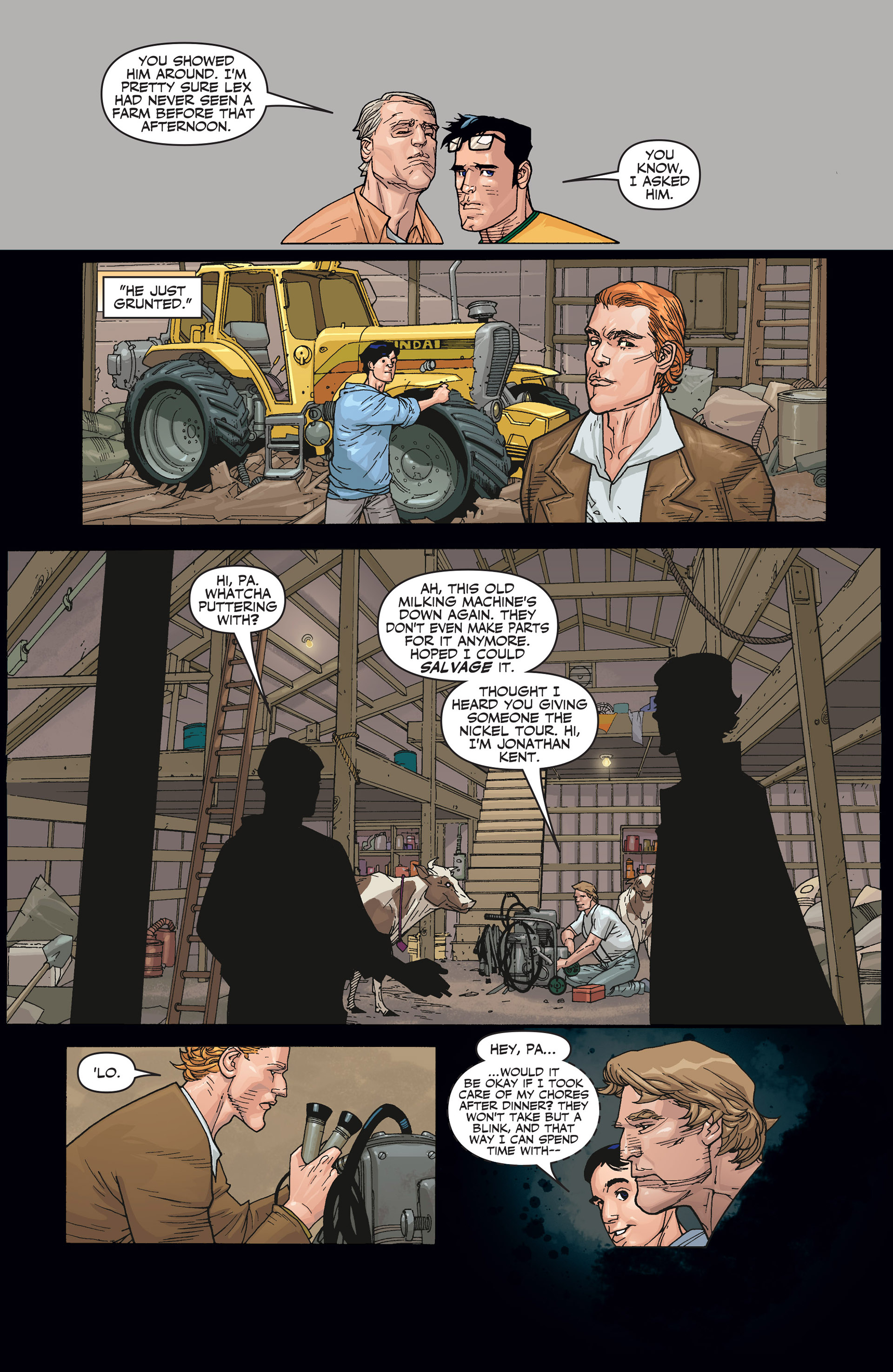 Read online Superman: Birthright (2003) comic -  Issue #7 - 14