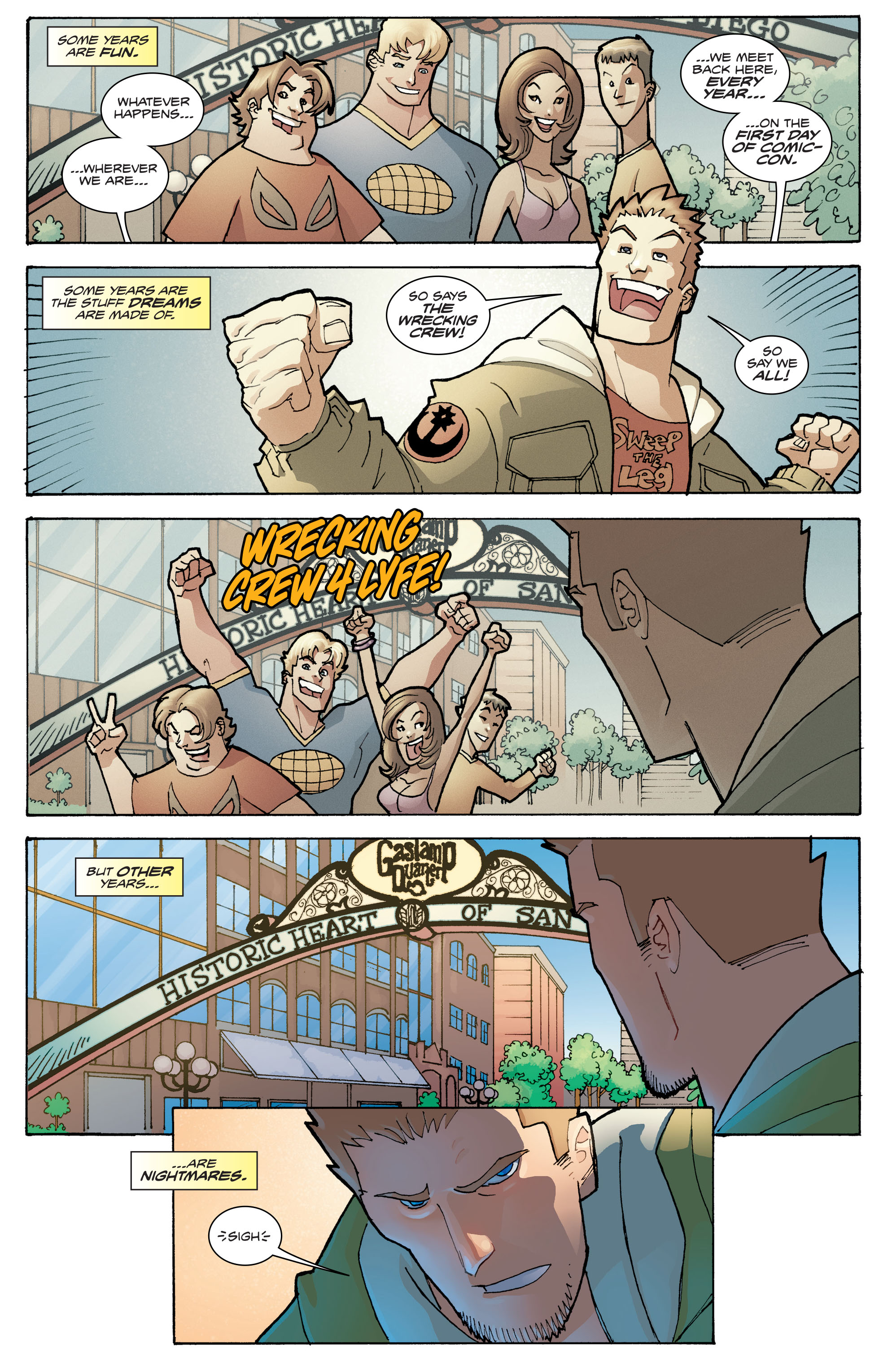 Read online Fanboys vs. Zombies comic Issue 1