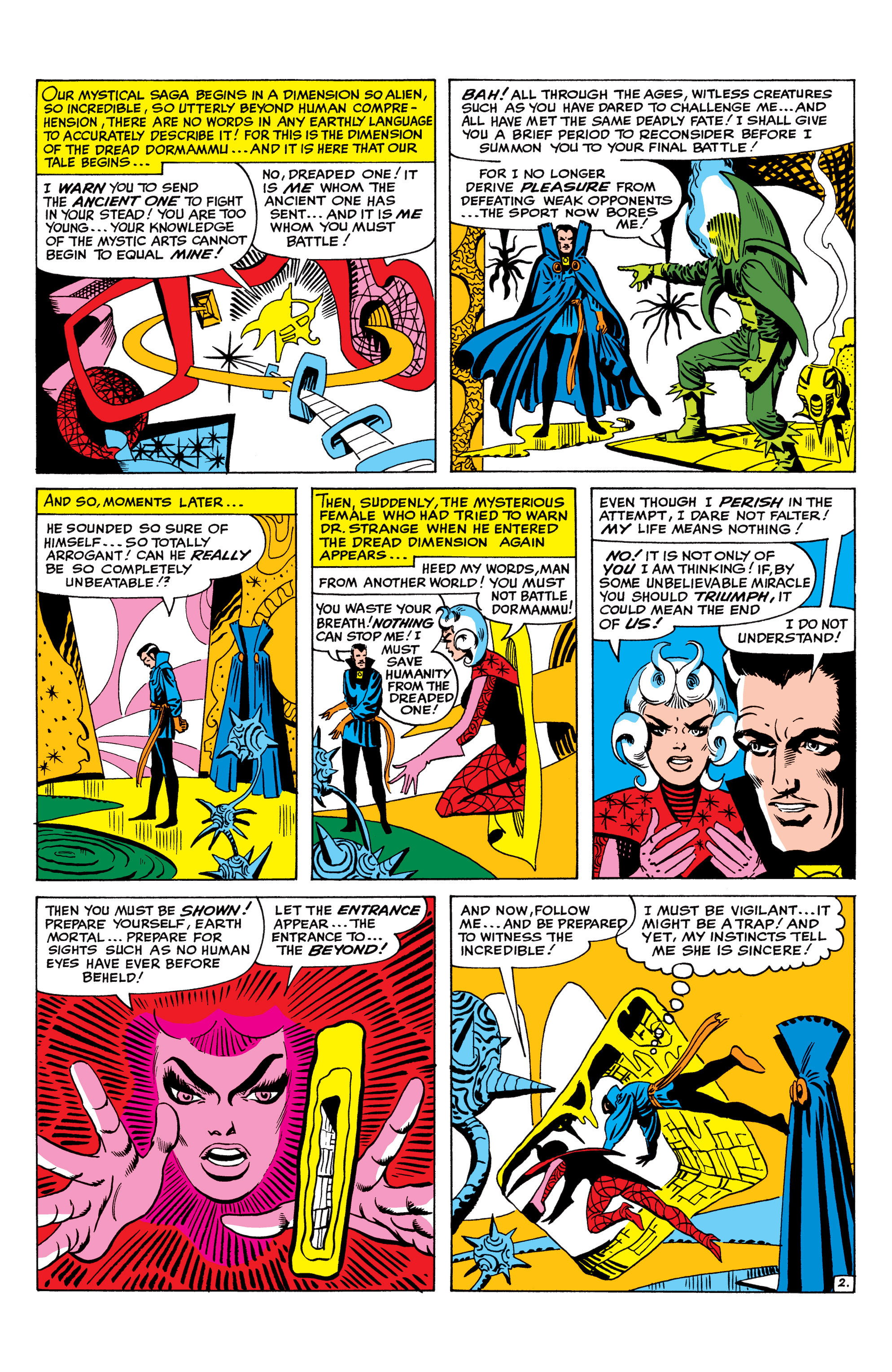 Read online Marvel Masterworks: Doctor Strange comic -  Issue # TPB 1 - 143