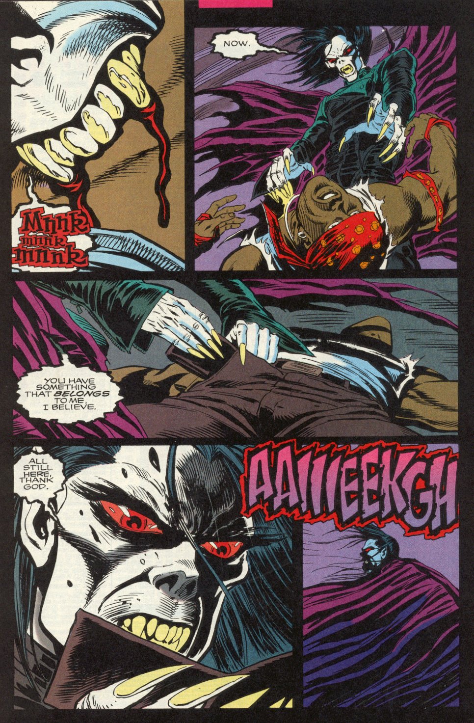 Read online Morbius: The Living Vampire (1992) comic -  Issue #5 - 22