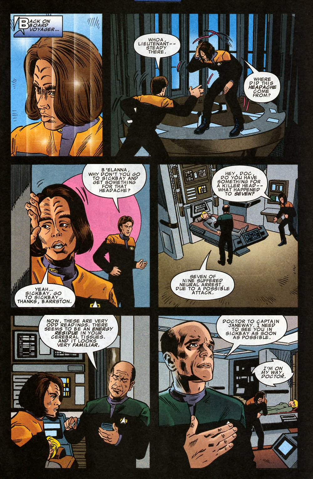 Read online Star Trek: Voyager comic -  Issue #14 - 16